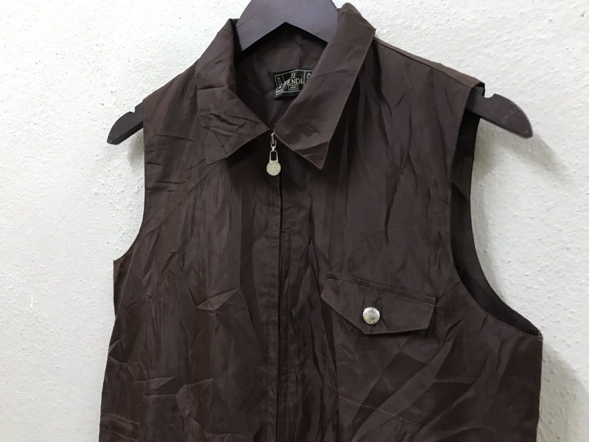 Fendi × Vintage Vintage Fendi Nylon Vest Jacket Size US M / EU 48-50 / 2 - 7 Thumbnail