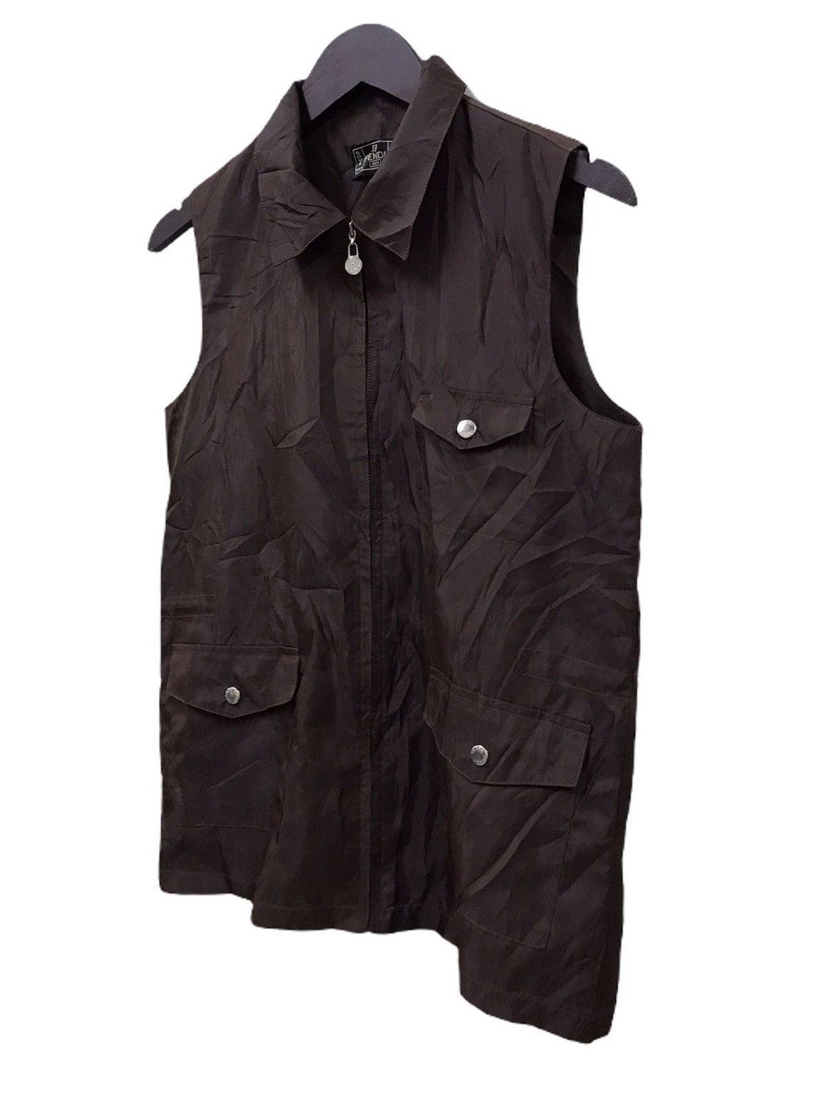 Fendi × Vintage Vintage Fendi Nylon Vest Jacket Size US M / EU 48-50 / 2 - 3 Thumbnail