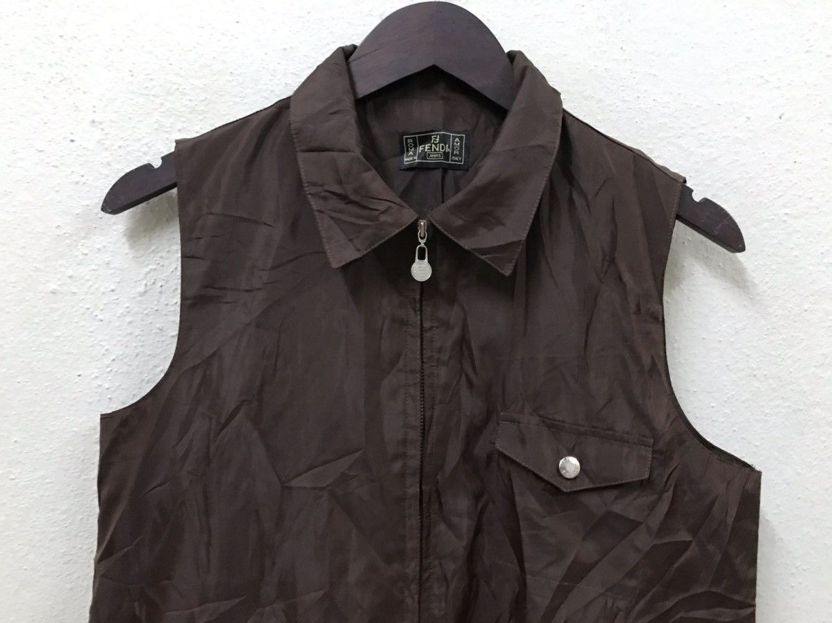 Fendi × Vintage Vintage Fendi Nylon Vest Jacket Size US M / EU 48-50 / 2 - 8 Thumbnail