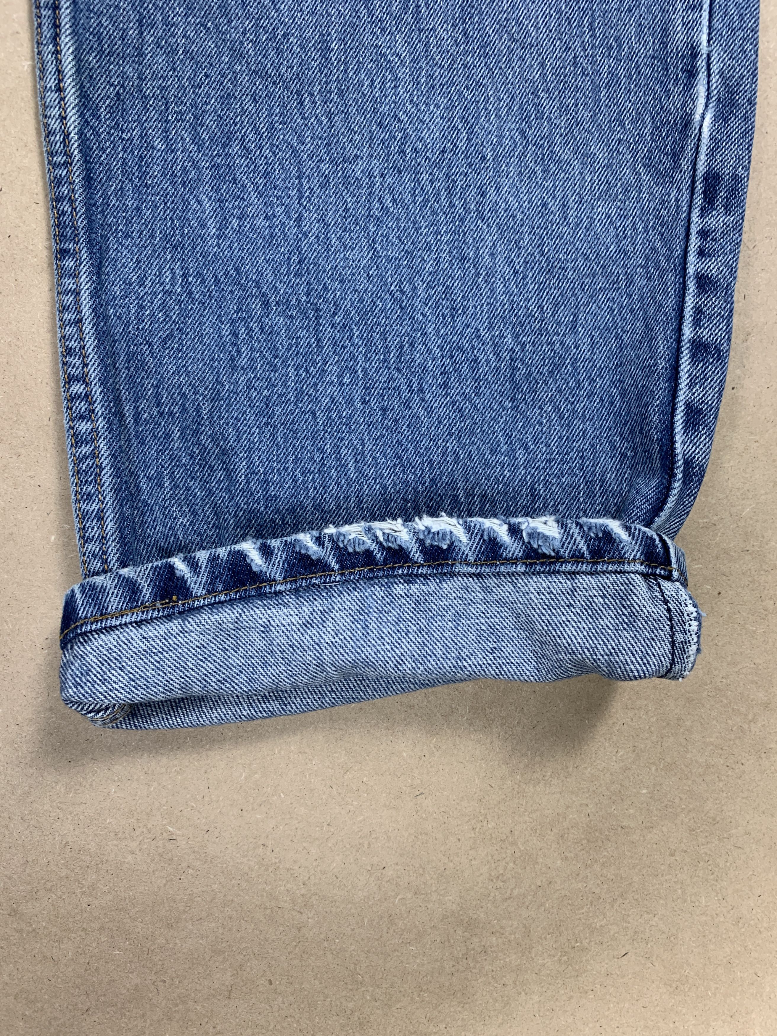 Levi's Vintage Levis 512 Straight Cut Faded Mid Wash Jeans Size US 33 - 4 Thumbnail