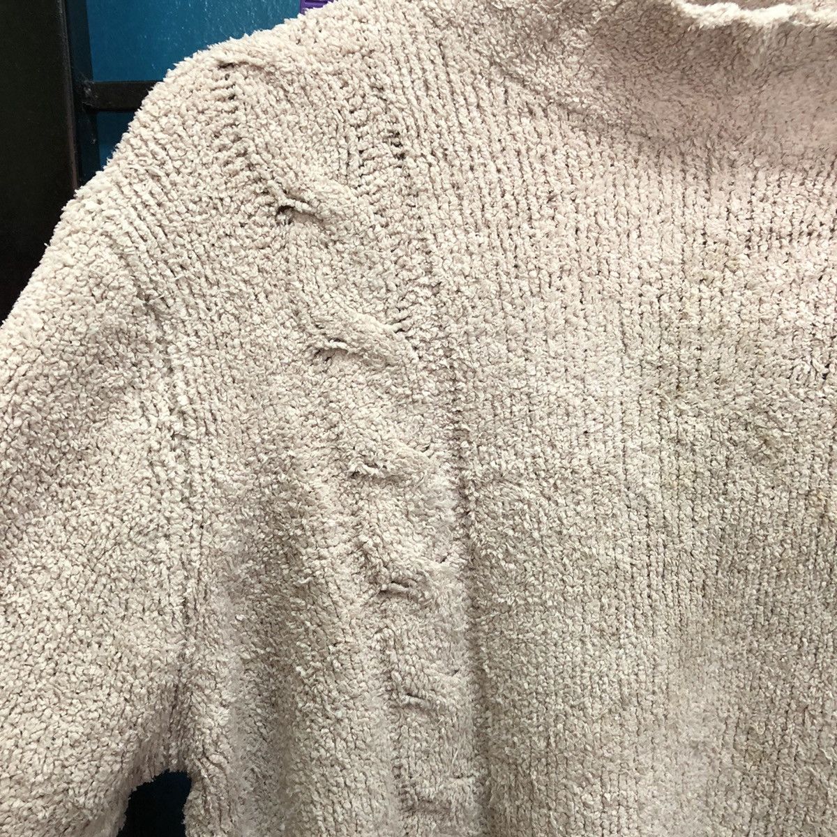 Aran Isles Knitwear Gracious Brown Shag Shaggy Fur Mohair Knitwear #6560 Size US M / EU 48-50 / 2 - 9 Thumbnail
