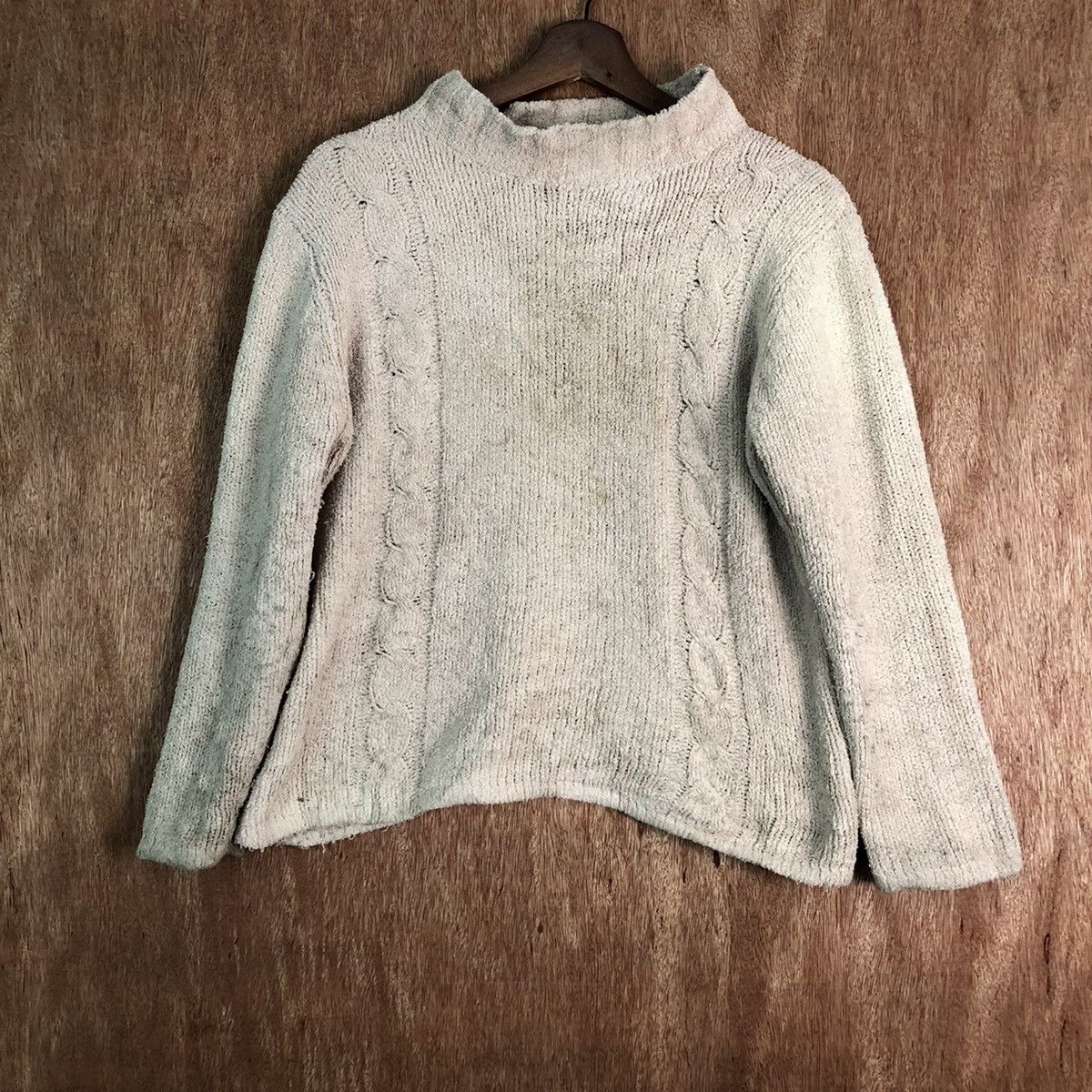 Aran Isles Knitwear Gracious Brown Shag Shaggy Fur Mohair Knitwear #6560 Size US M / EU 48-50 / 2 - 3 Thumbnail