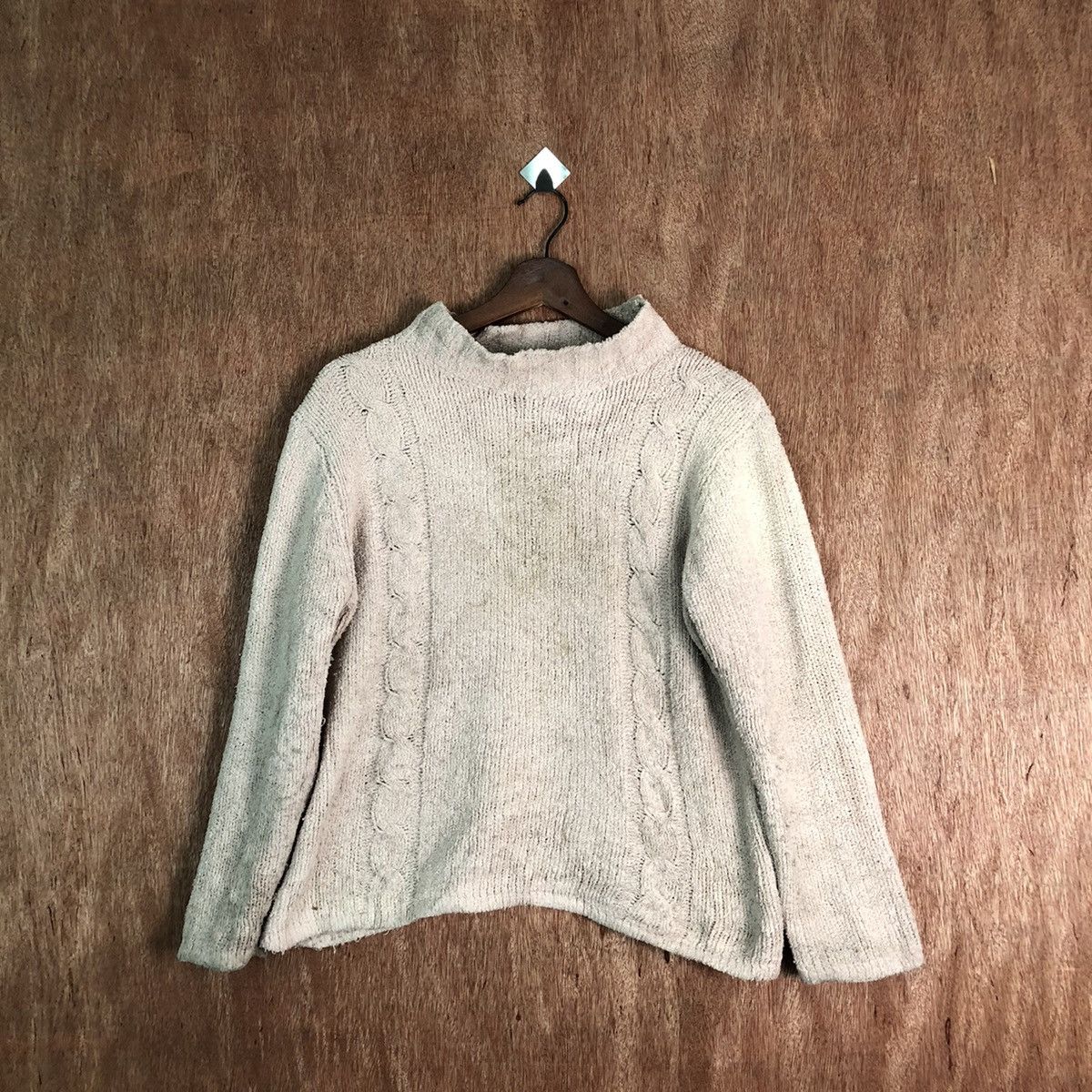 Aran Isles Knitwear Gracious Brown Shag Shaggy Fur Mohair Knitwear #6560 Size US M / EU 48-50 / 2 - 1 Thumbnail