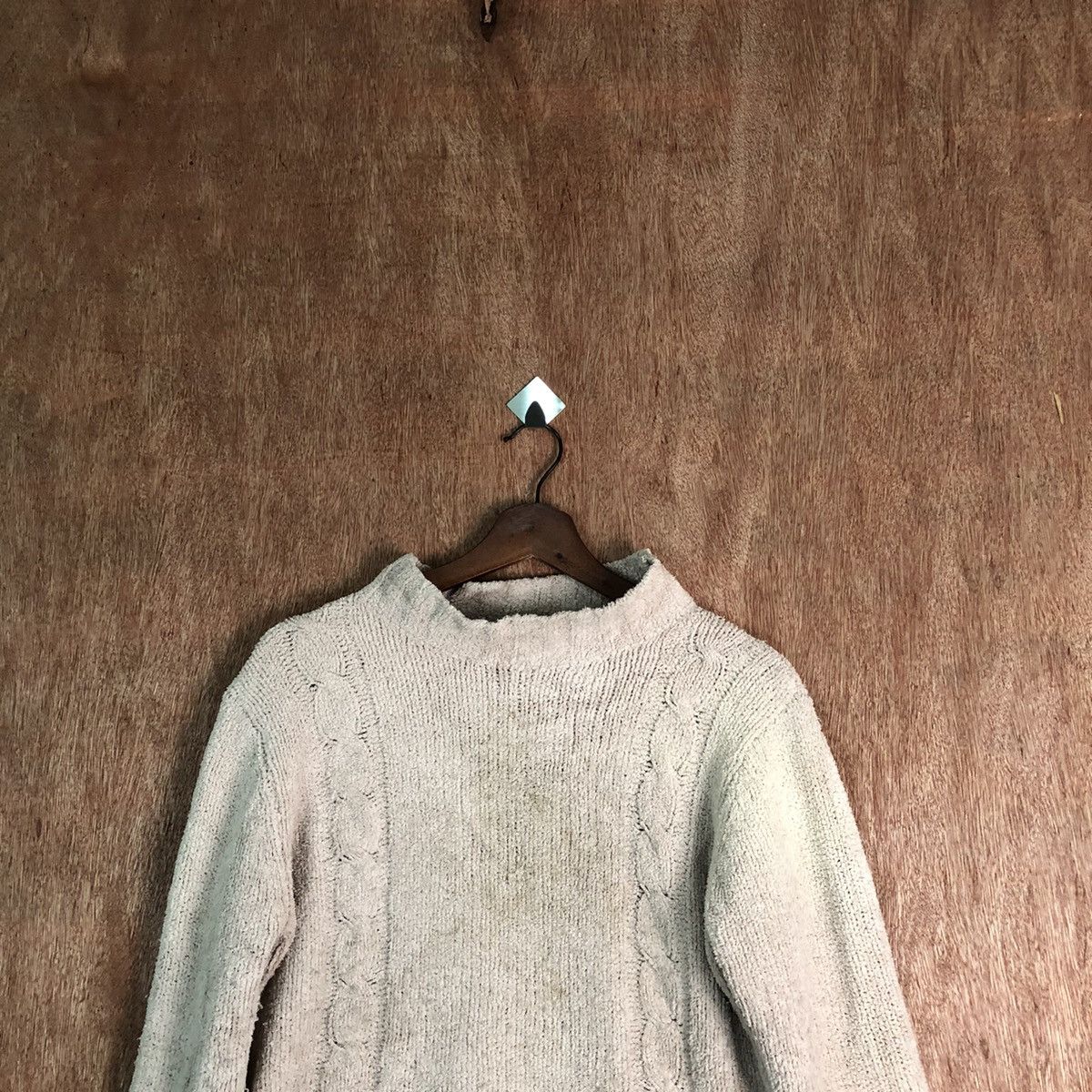 Aran Isles Knitwear Gracious Brown Shag Shaggy Fur Mohair Knitwear #6560 Size US M / EU 48-50 / 2 - 2 Thumbnail