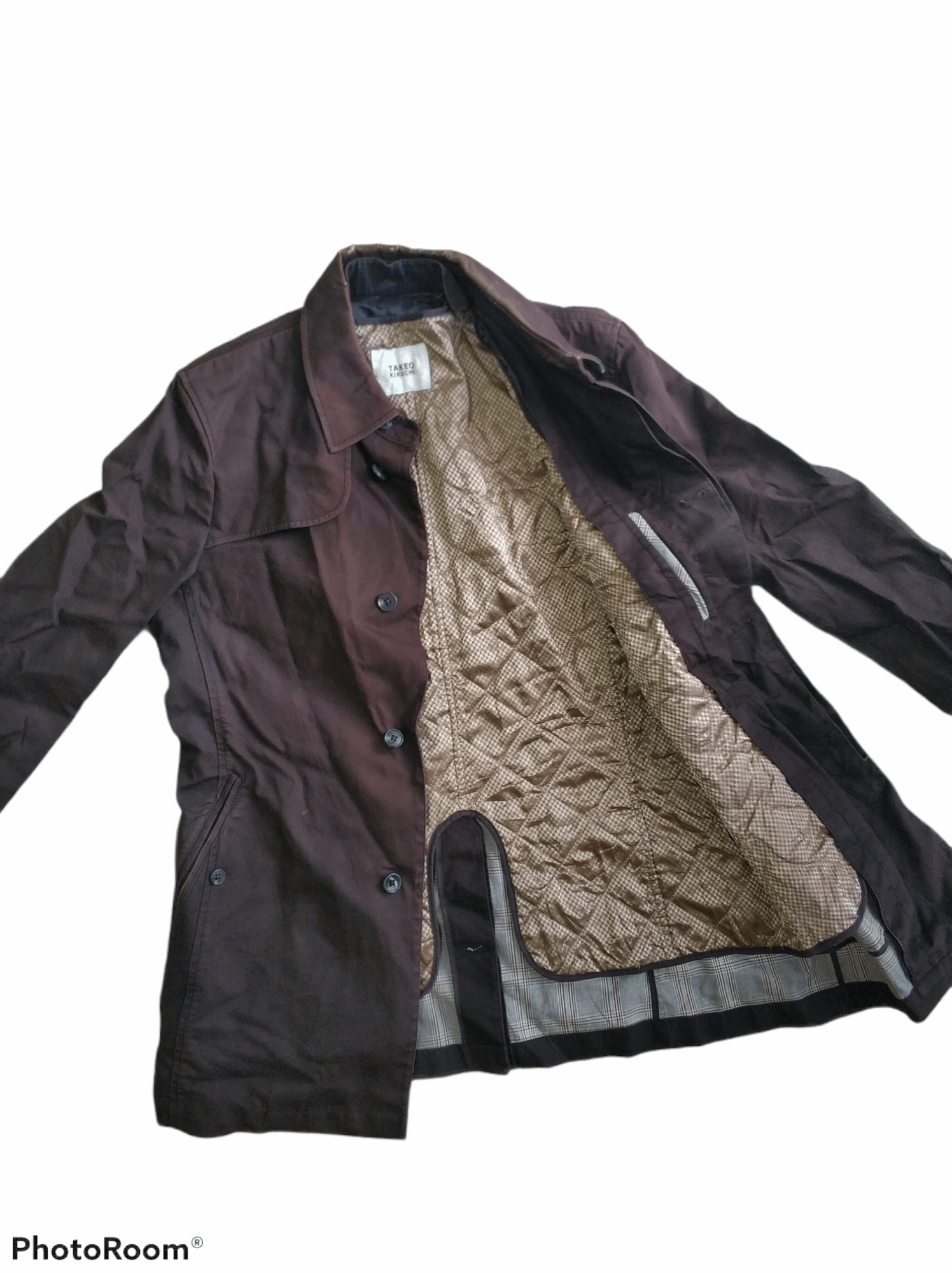 Takeo Kikuchi 🔥Distressed Faded Takeo Kikuchi Trench Coat Size US S / EU 44-46 / 1 - 2 Thumbnail