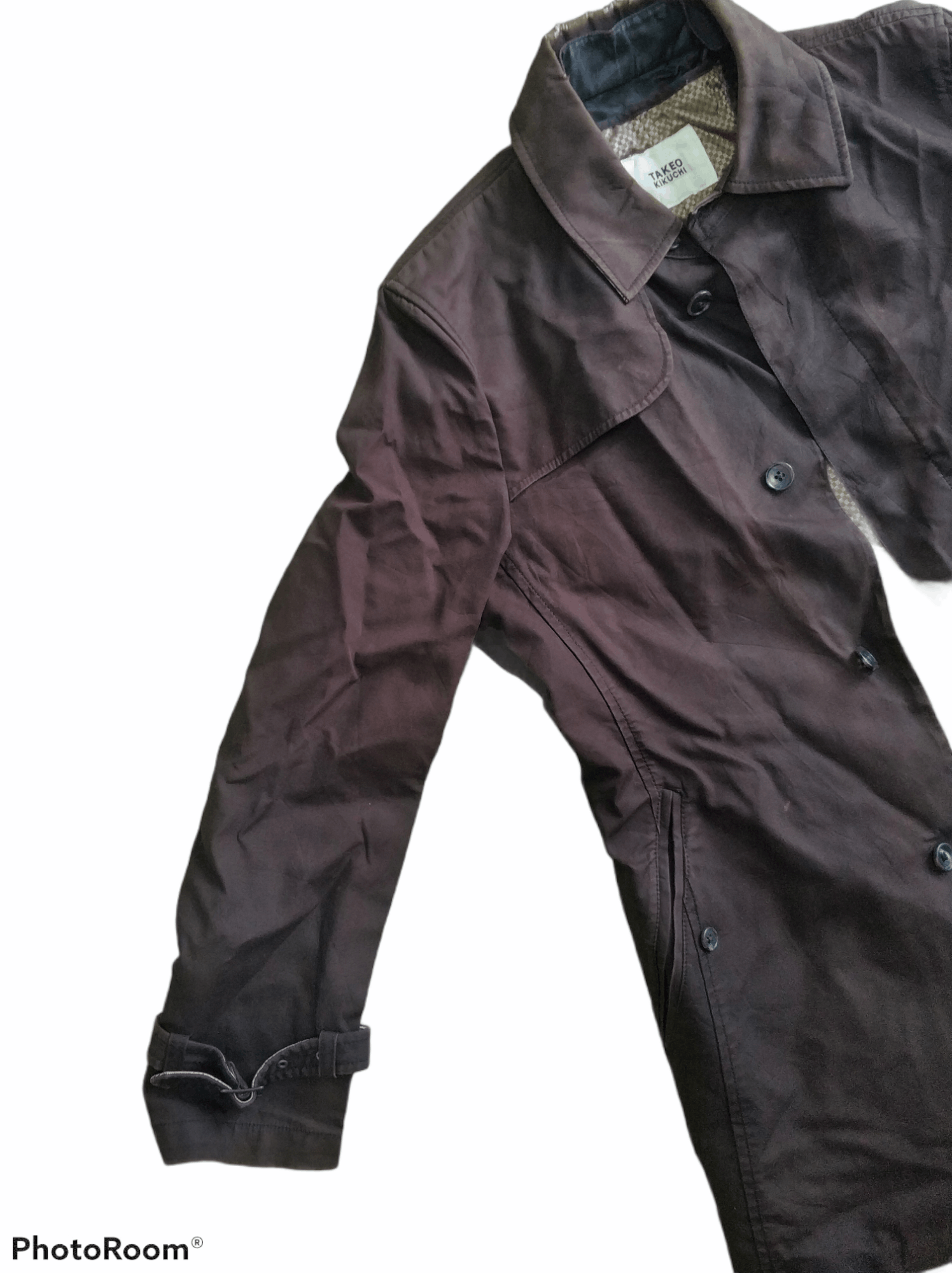 Takeo Kikuchi 🔥Distressed Faded Takeo Kikuchi Trench Coat Size US S / EU 44-46 / 1 - 5 Thumbnail
