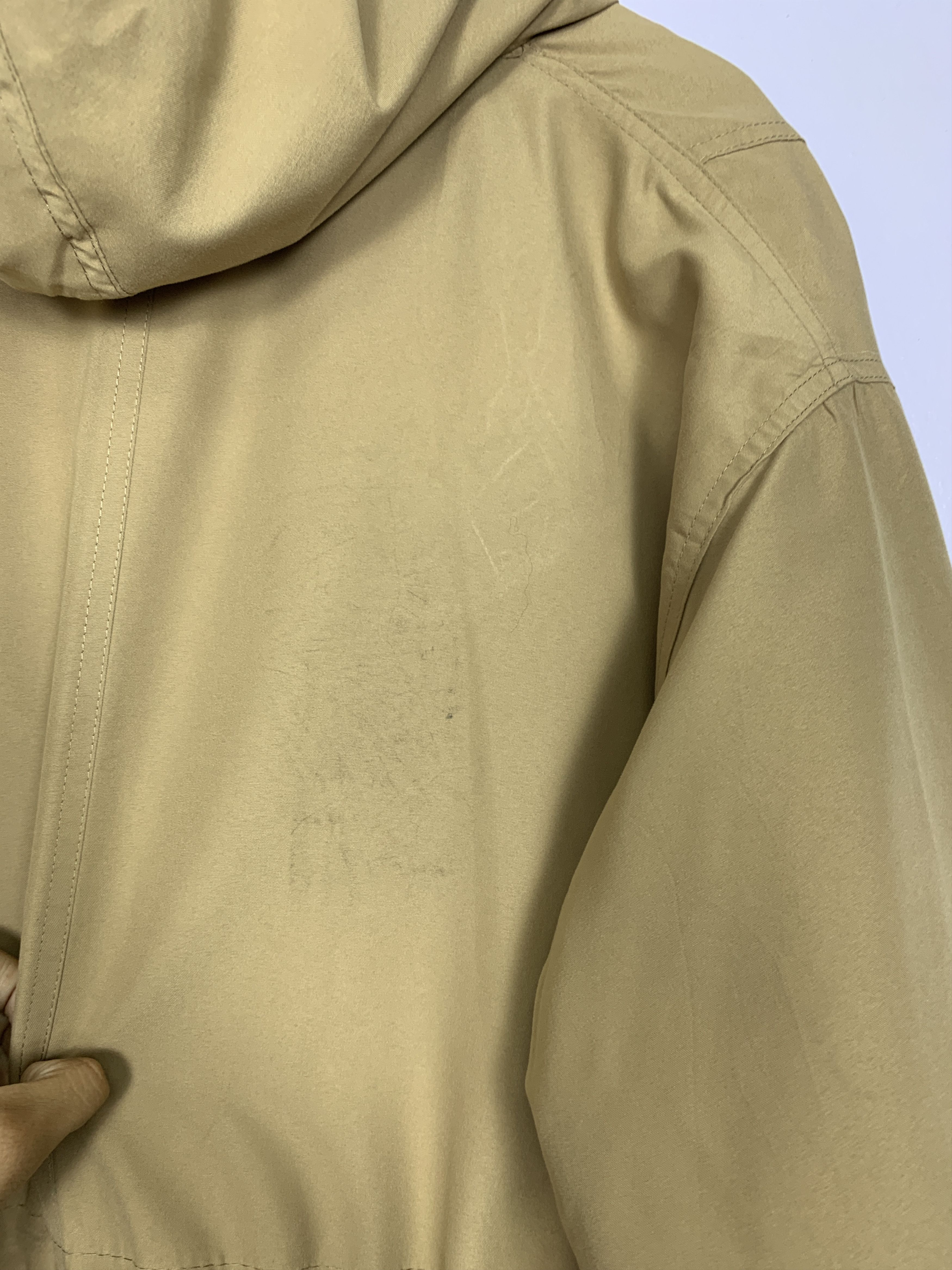 Japanese Brand × Vintage Vintage PRIVATE PAUSE Cotton Quilted Lining Long Jacket Size XL / US 12-14 / IT 48-50 - 16 Thumbnail
