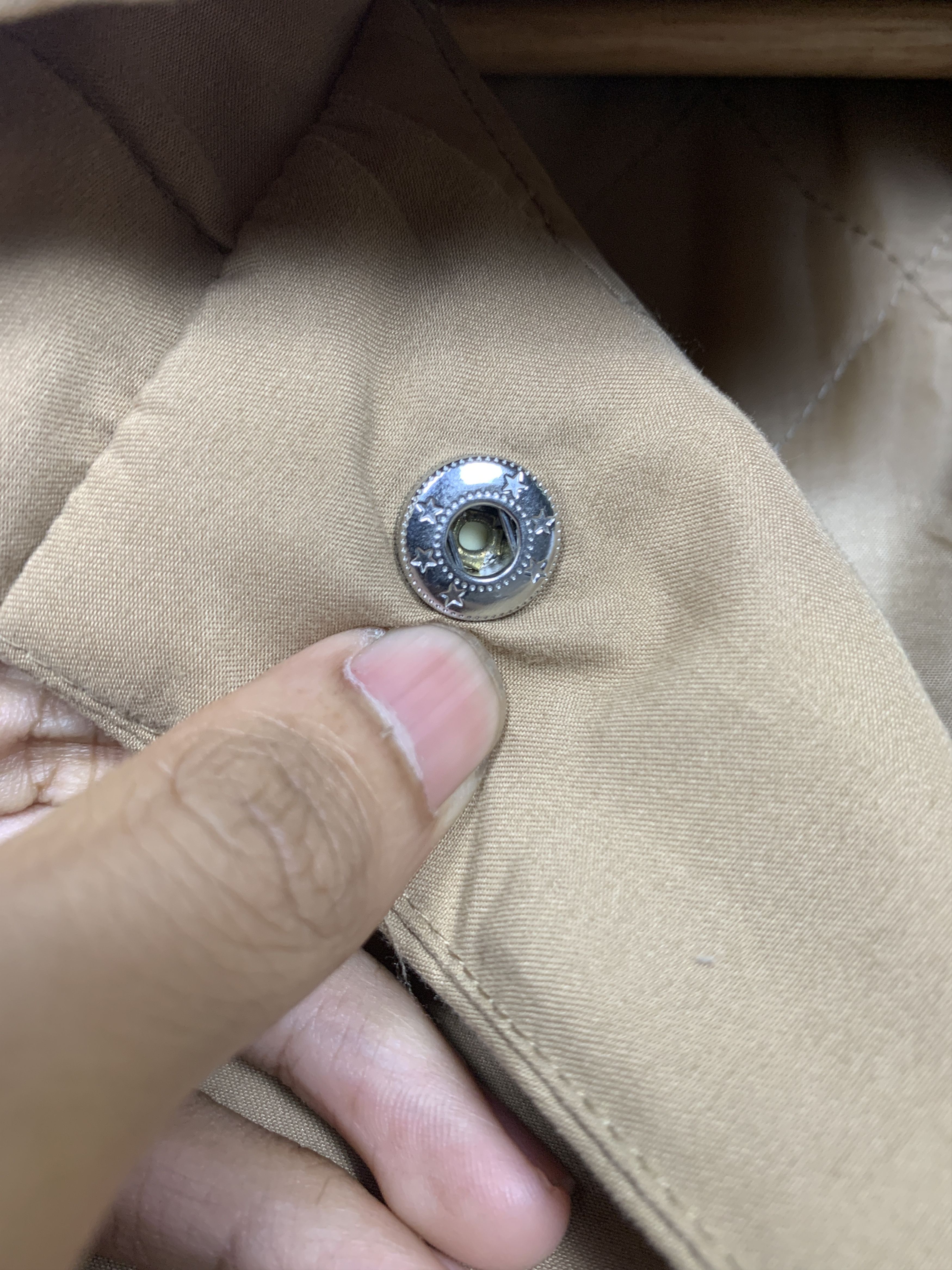 Japanese Brand × Vintage Vintage PRIVATE PAUSE Cotton Quilted Lining Long Jacket Size XL / US 12-14 / IT 48-50 - 6 Thumbnail