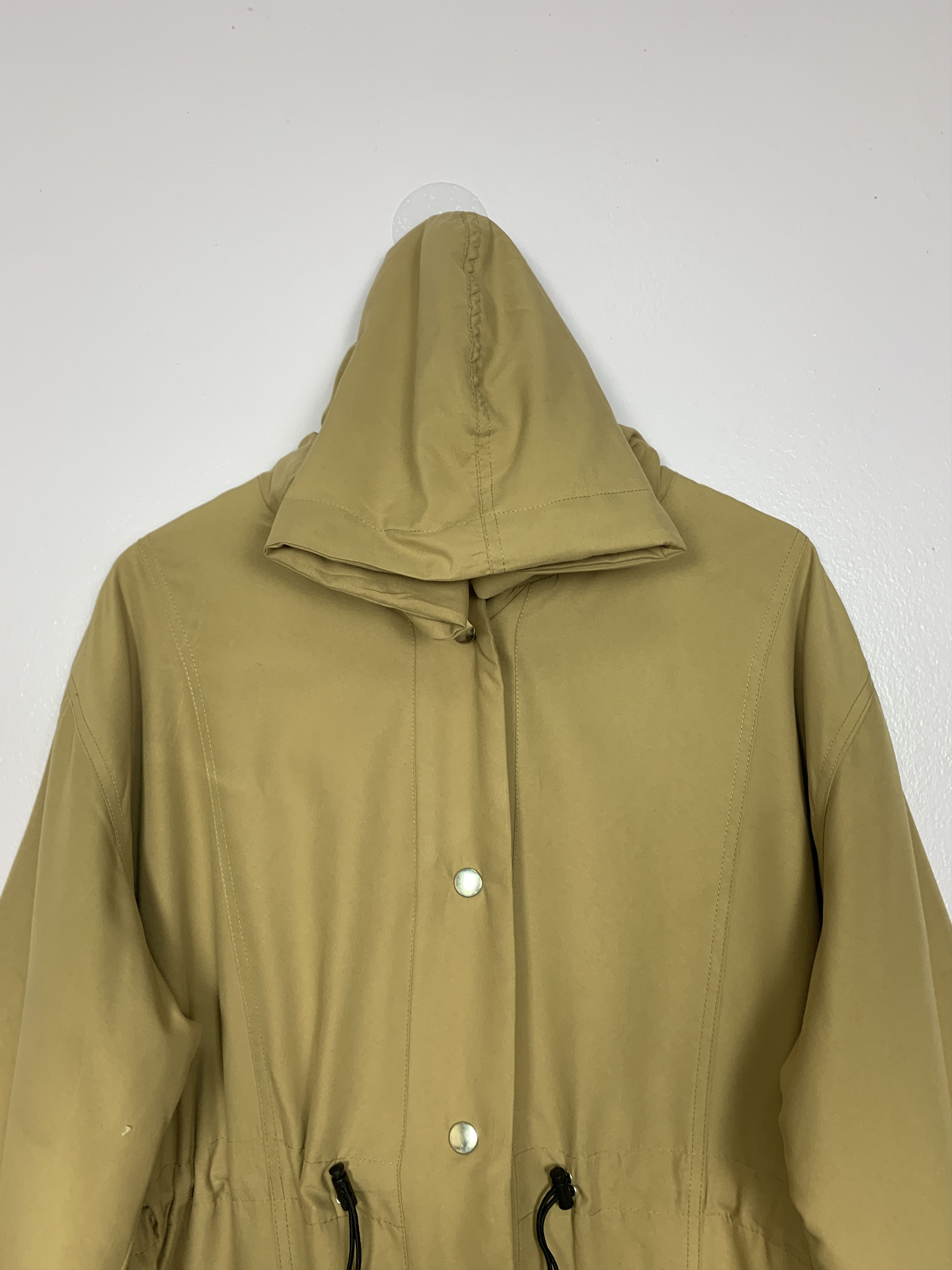 Japanese Brand × Vintage Vintage PRIVATE PAUSE Cotton Quilted Lining Long Jacket Size XL / US 12-14 / IT 48-50 - 2 Thumbnail