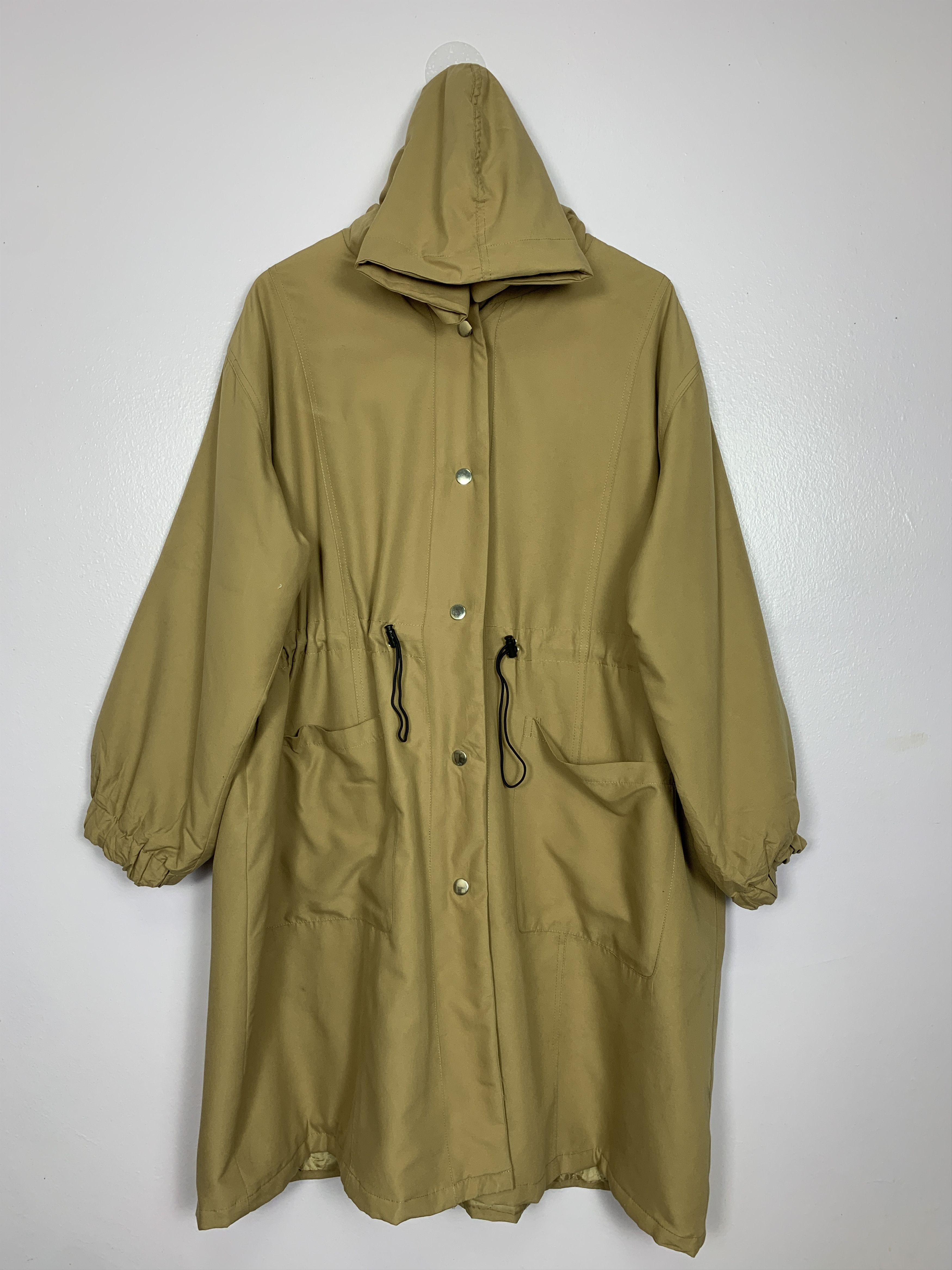 Japanese Brand × Vintage Vintage PRIVATE PAUSE Cotton Quilted Lining Long Jacket Size XL / US 12-14 / IT 48-50 - 1 Thumbnail