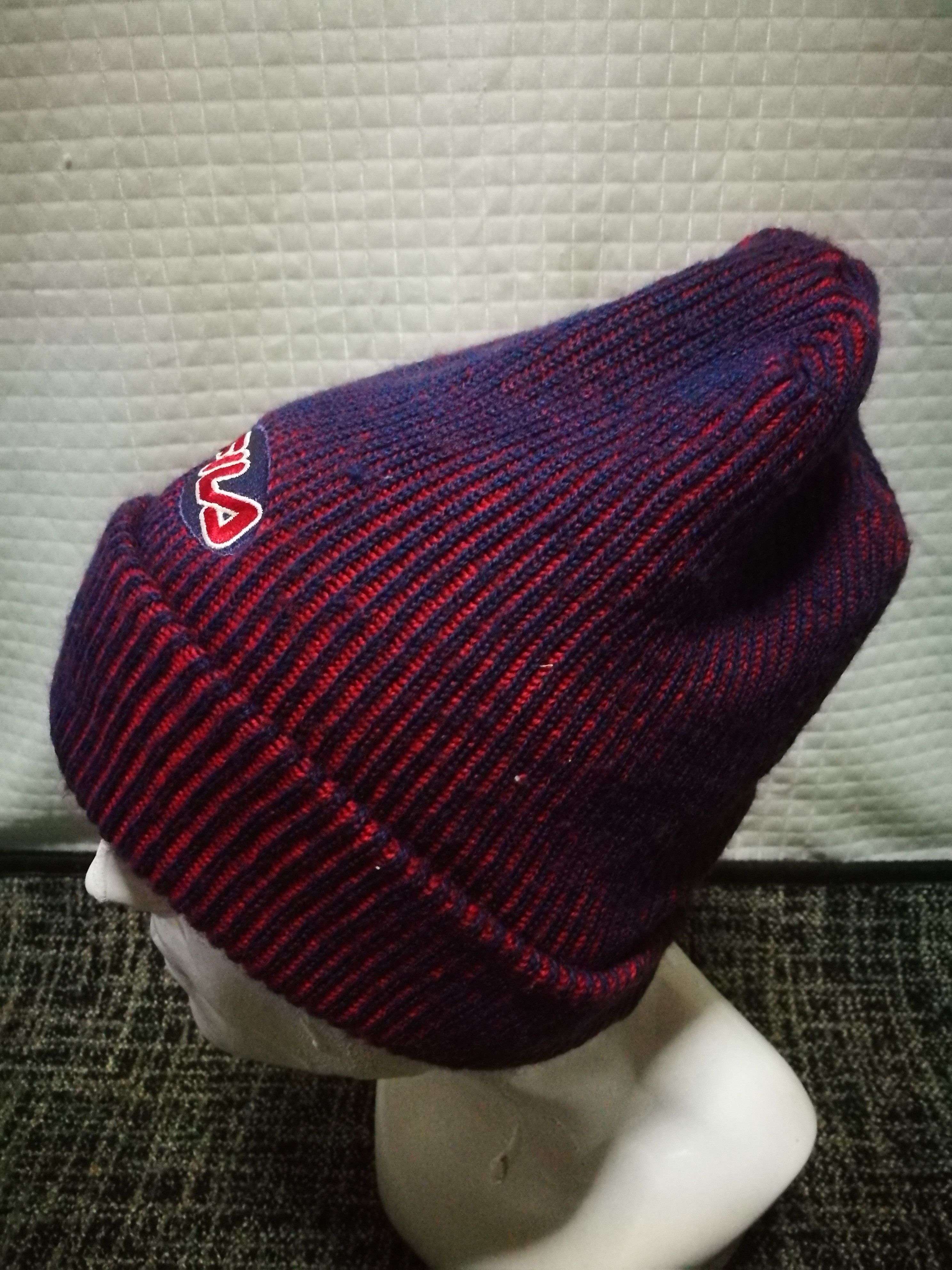 Fila × Vintage Vintage Fila Beanie Hat Size ONE SIZE - 3 Thumbnail