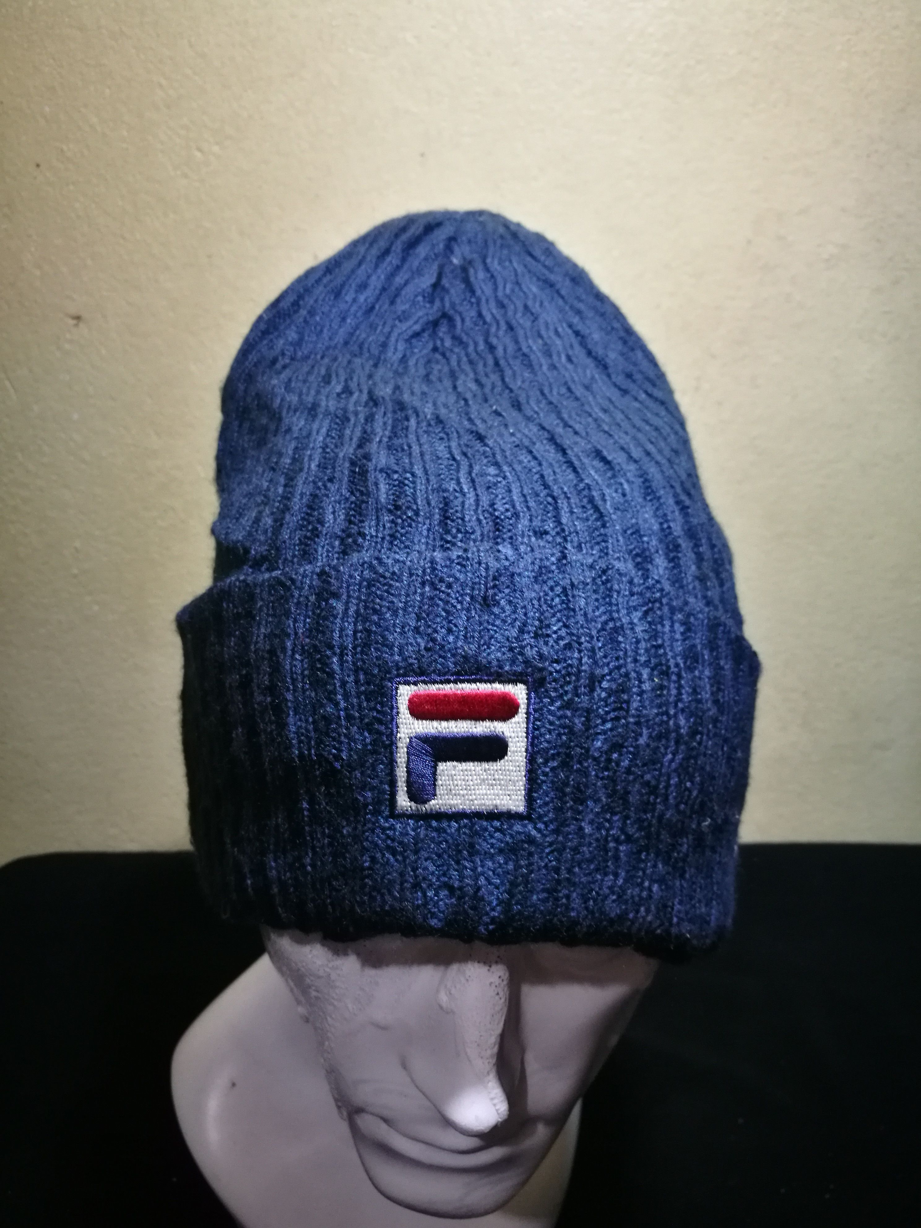 Fila × Vintage FILA BEANIE HAT Size ONE SIZE - 1 Thumbnail