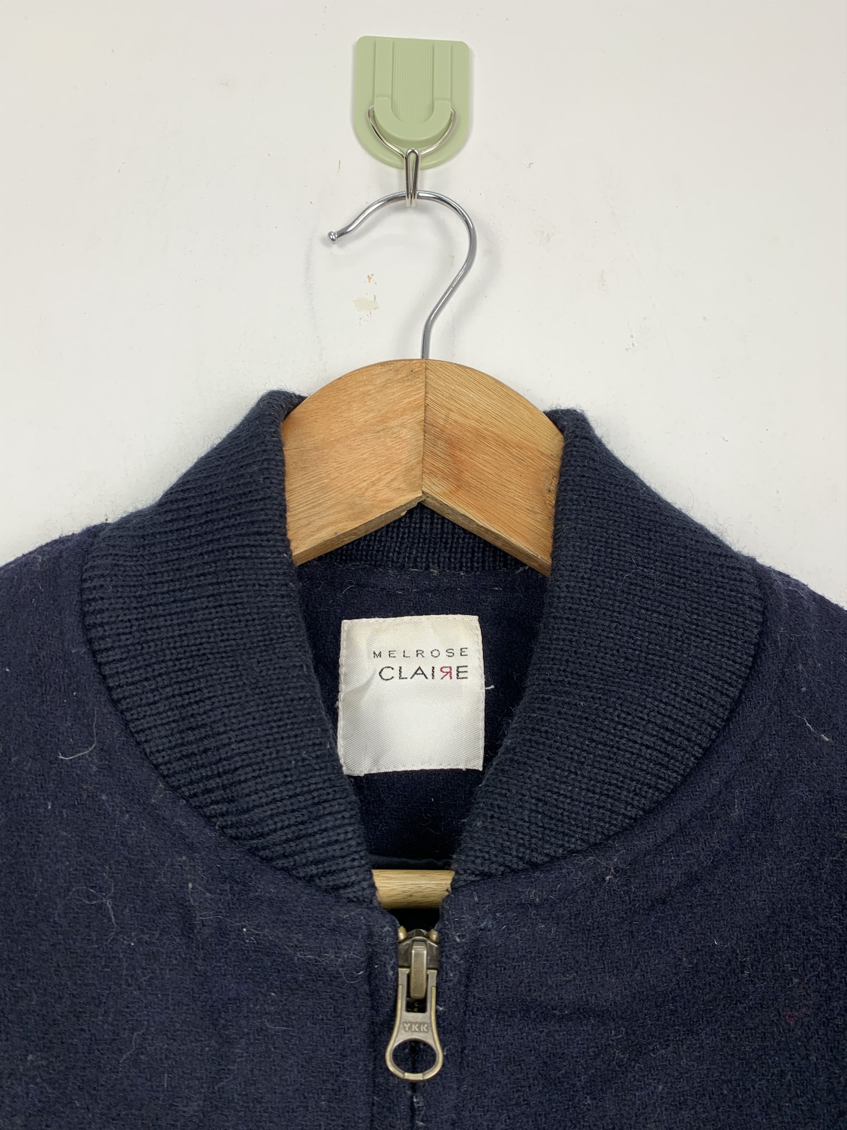 Japanese Brand Vintage MELROSE CLAIRE Fleece Jacket J0600 Size S / US 4 / IT 40 - 4 Thumbnail