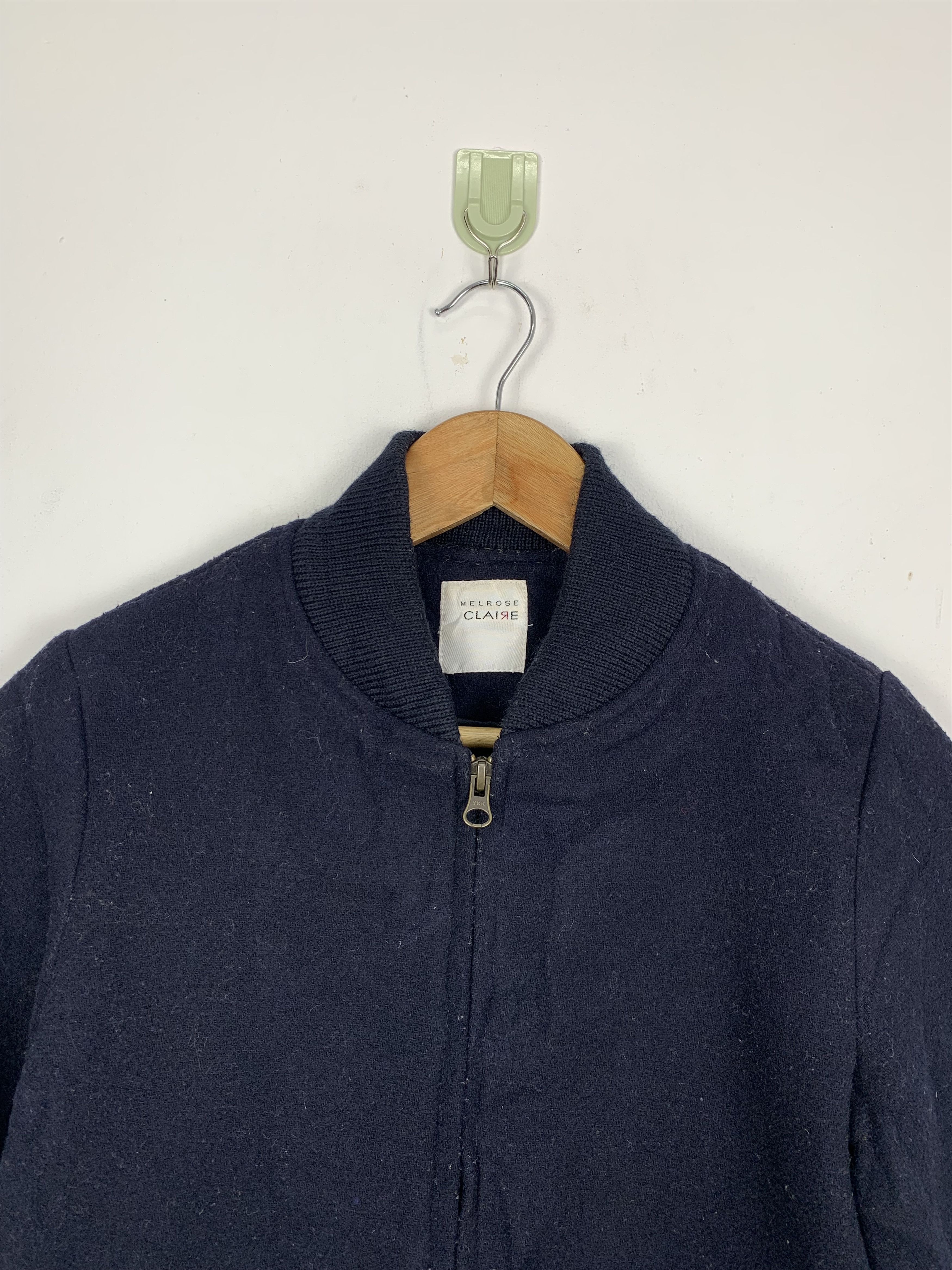 Japanese Brand Vintage MELROSE CLAIRE Fleece Jacket J0600 Size S / US 4 / IT 40 - 2 Thumbnail