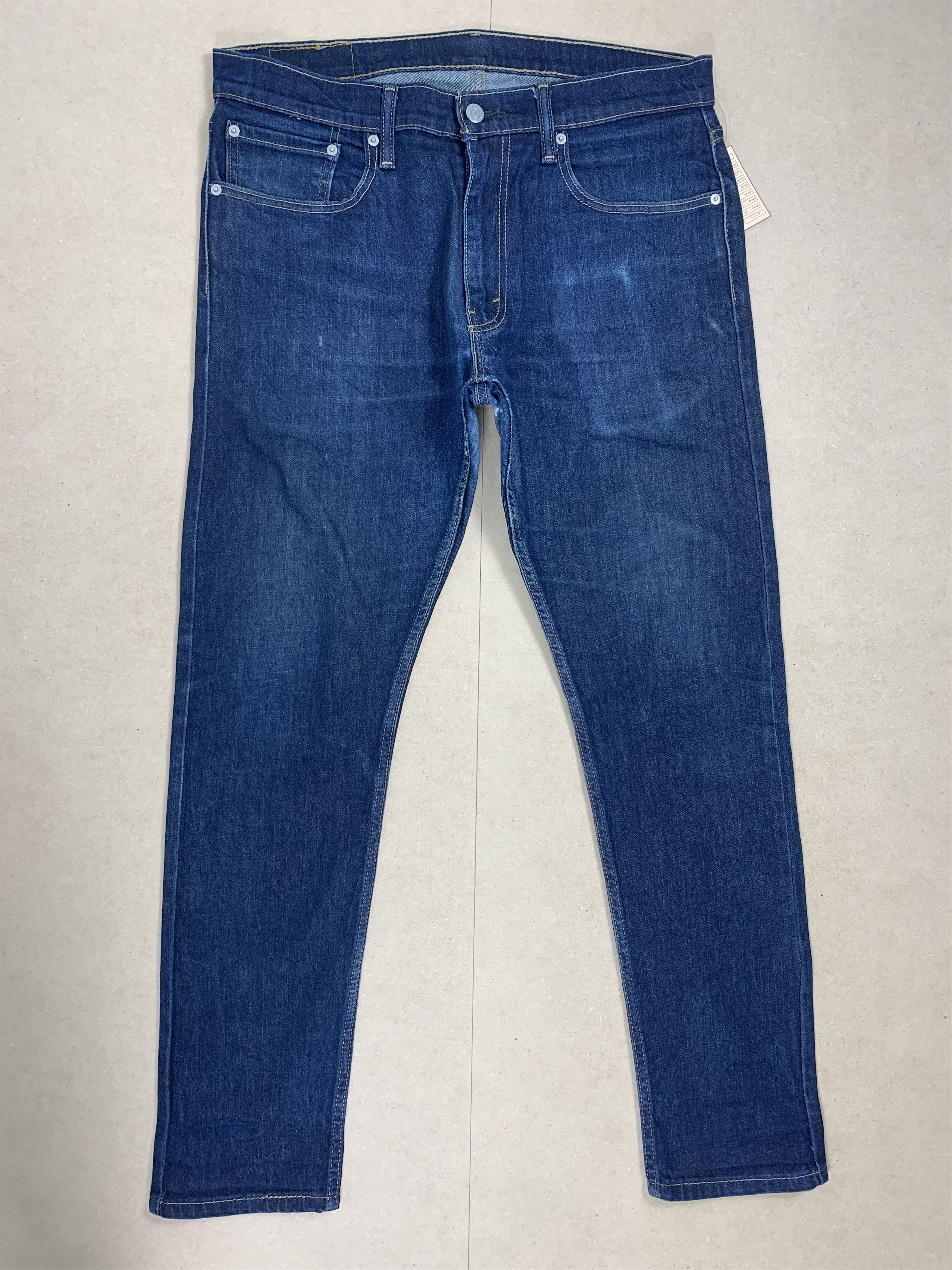 Levi's Vintage Levis 512 Distressed Mid Skinny Blue Jeans Size US 34 / EU 50 - 1 Thumbnail