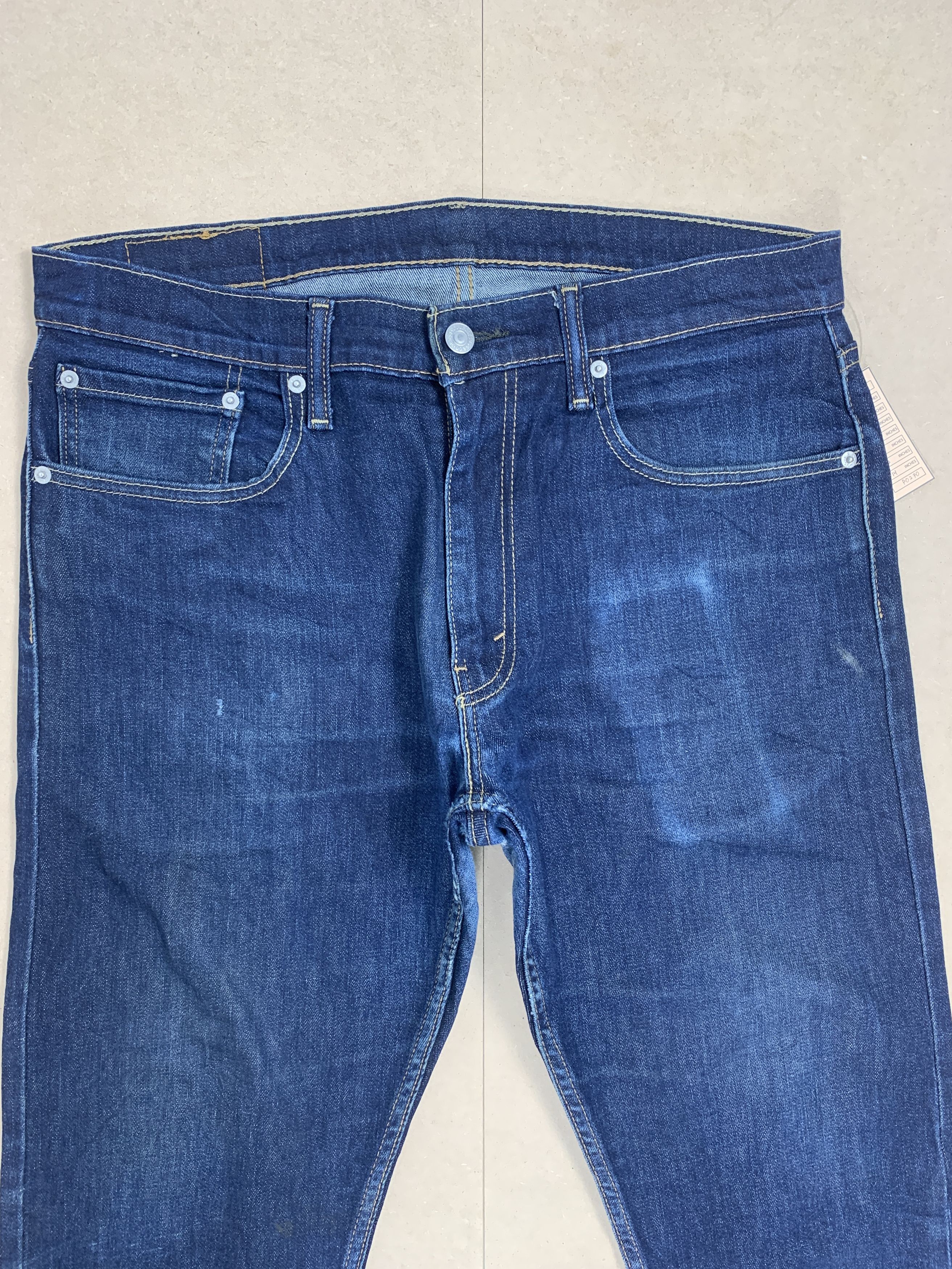 Levi's Vintage Levis 512 Distressed Mid Skinny Blue Jeans Size US 34 / EU 50 - 2 Thumbnail