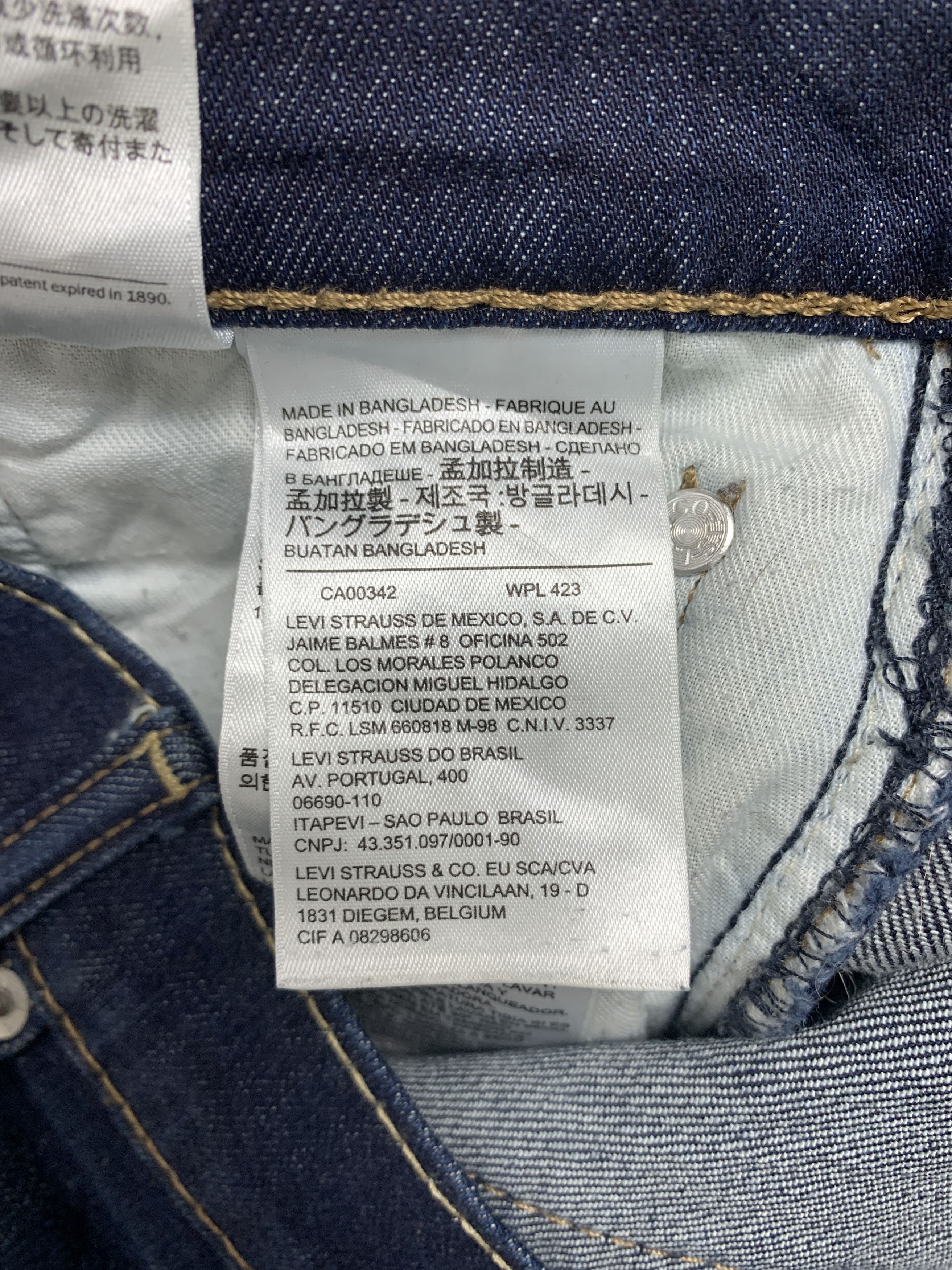 Levi's Vintage Levis 512 Distressed Mid Skinny Blue Jeans Size US 34 / EU 50 - 14 Thumbnail