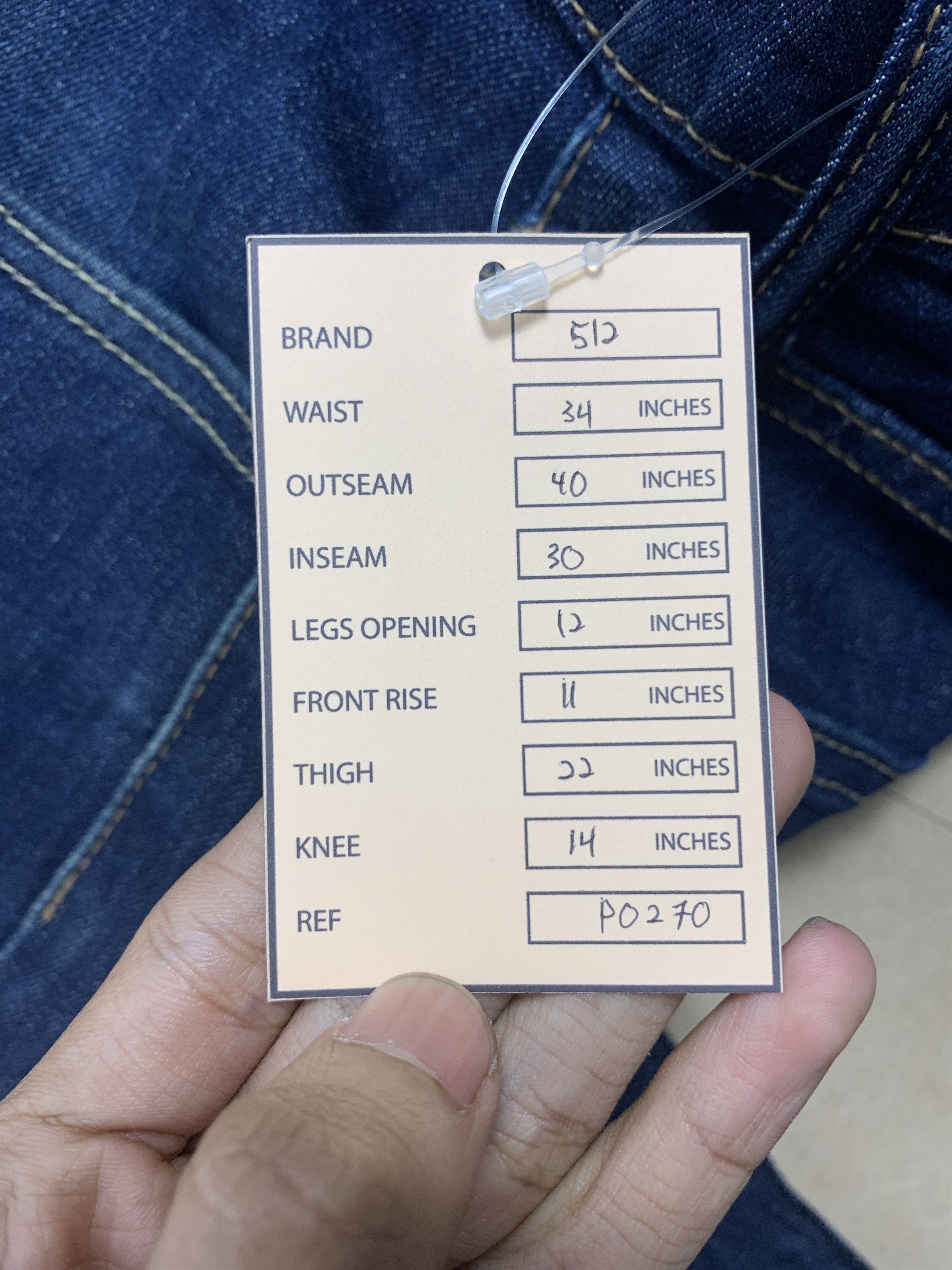 Levi's Vintage Levis 512 Distressed Mid Skinny Blue Jeans Size US 34 / EU 50 - 22 Thumbnail