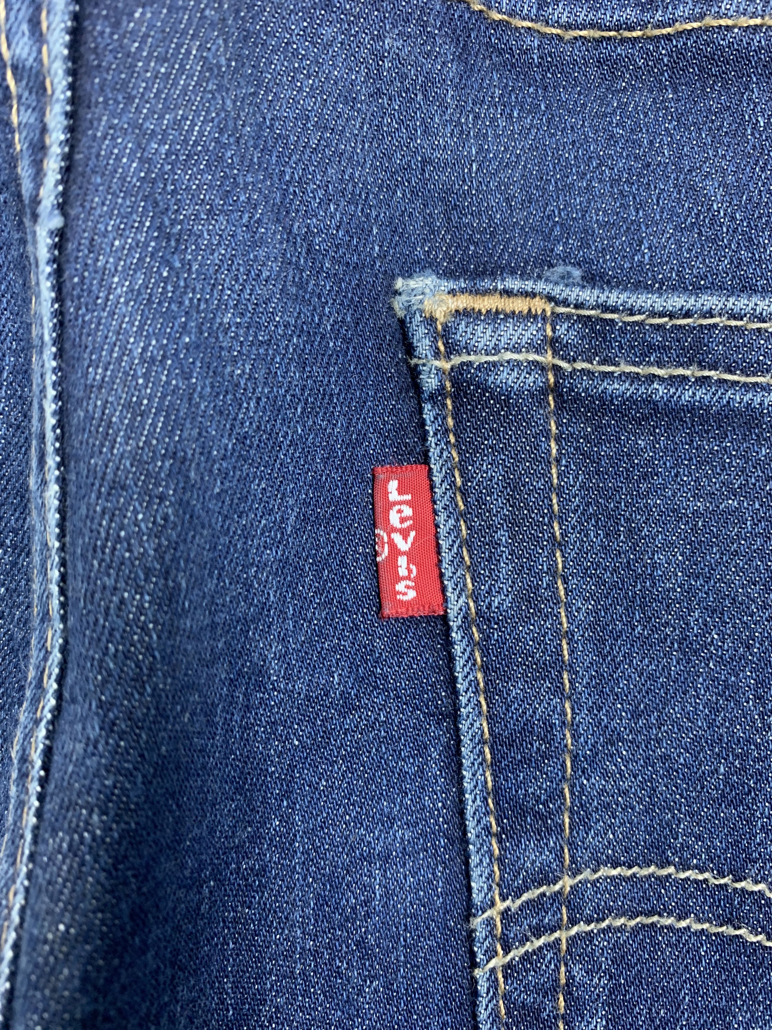 Levi's Vintage Levis 512 Distressed Mid Skinny Blue Jeans Size US 34 / EU 50 - 10 Thumbnail