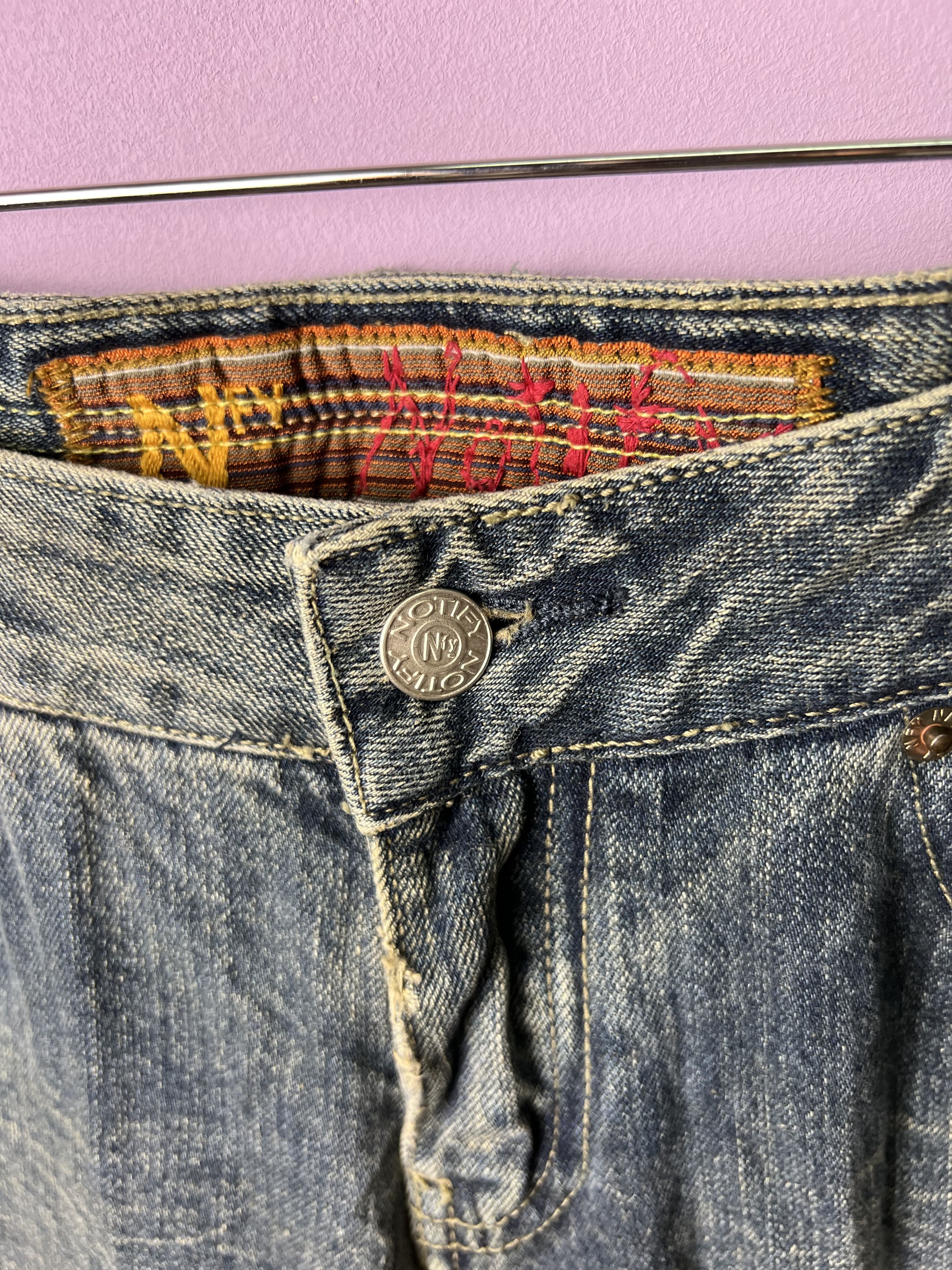 Other 🔥Vintage Notify Distressed Denim Size 31" - 10 Thumbnail