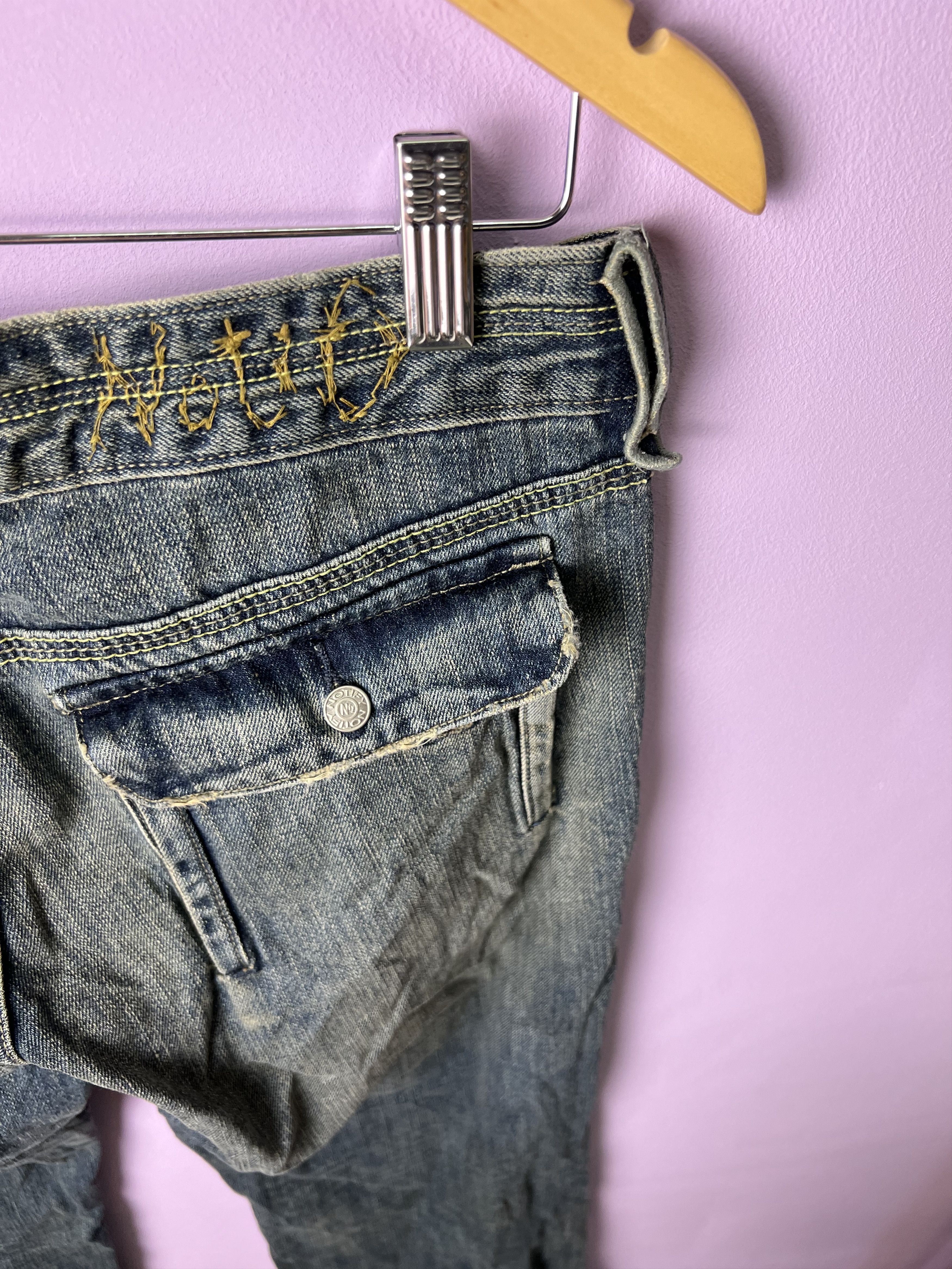 Other 🔥Vintage Notify Distressed Denim Size 31" - 13 Thumbnail