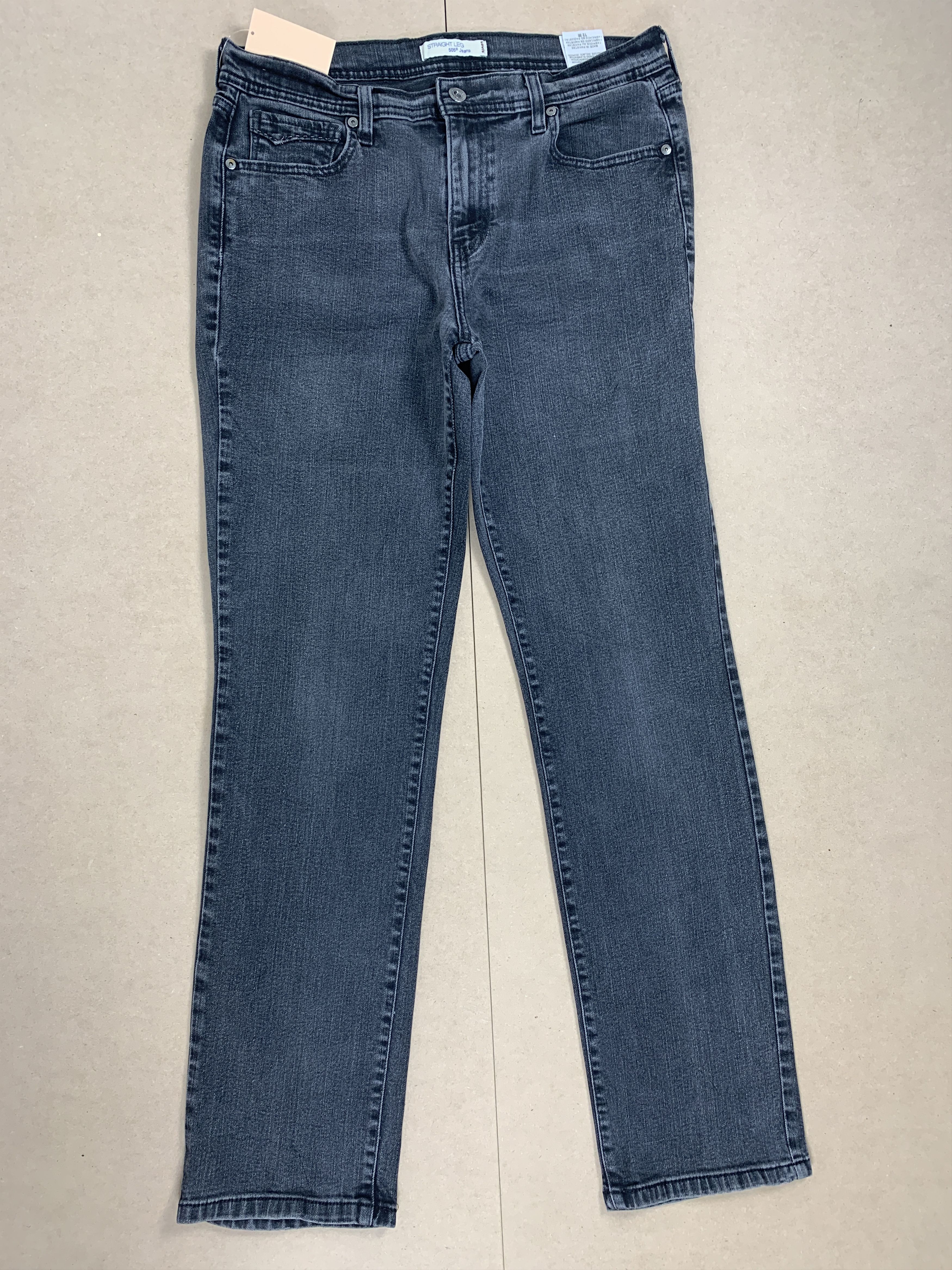 Levi's Vintage Levi's 505 Women Black Tab Faded Black Jeans Size 32" / US 10 / IT 46 - 1 Thumbnail