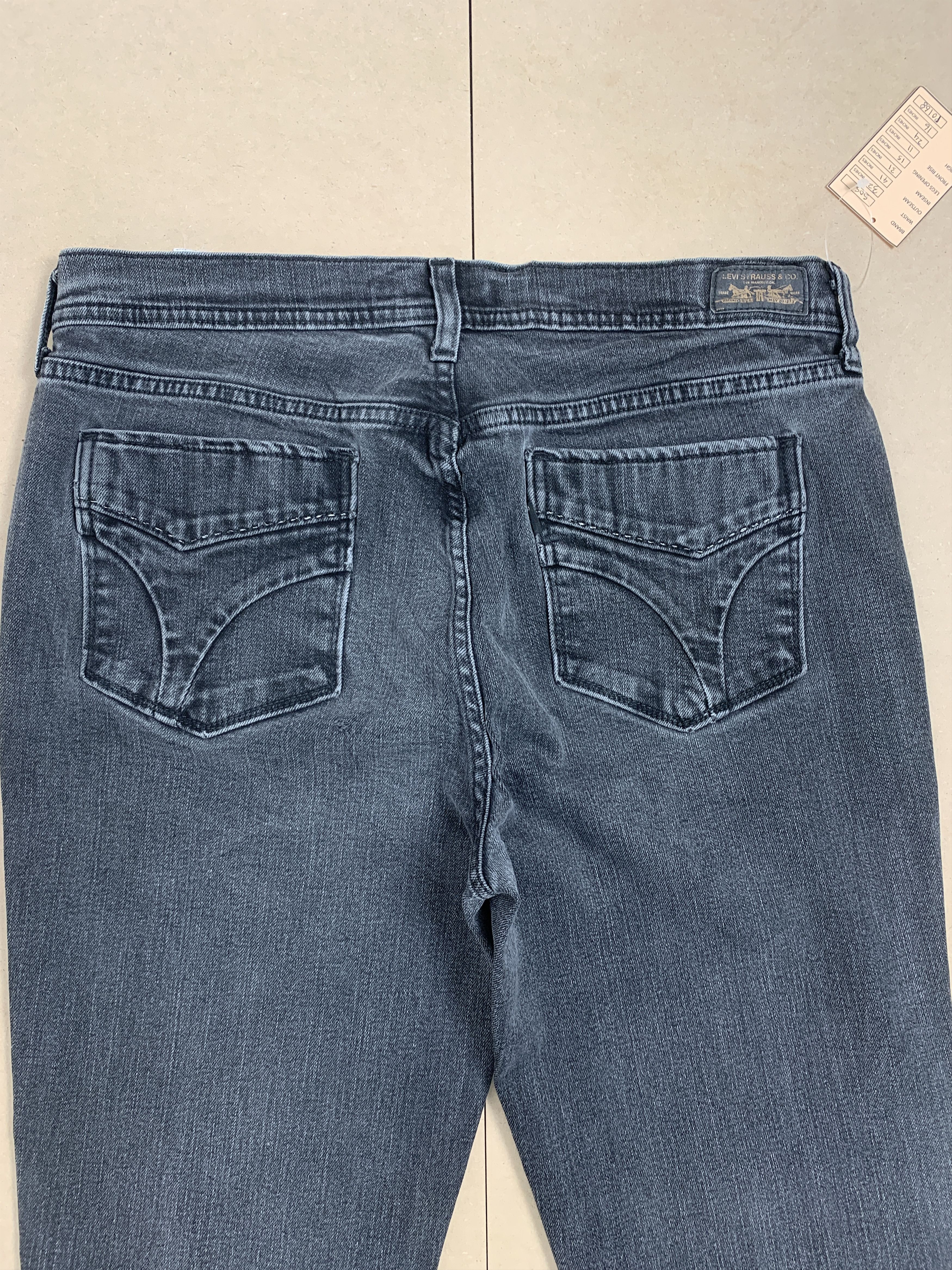 Levi's Vintage Levi's 505 Women Black Tab Faded Black Jeans Size 32" / US 10 / IT 46 - 6 Thumbnail