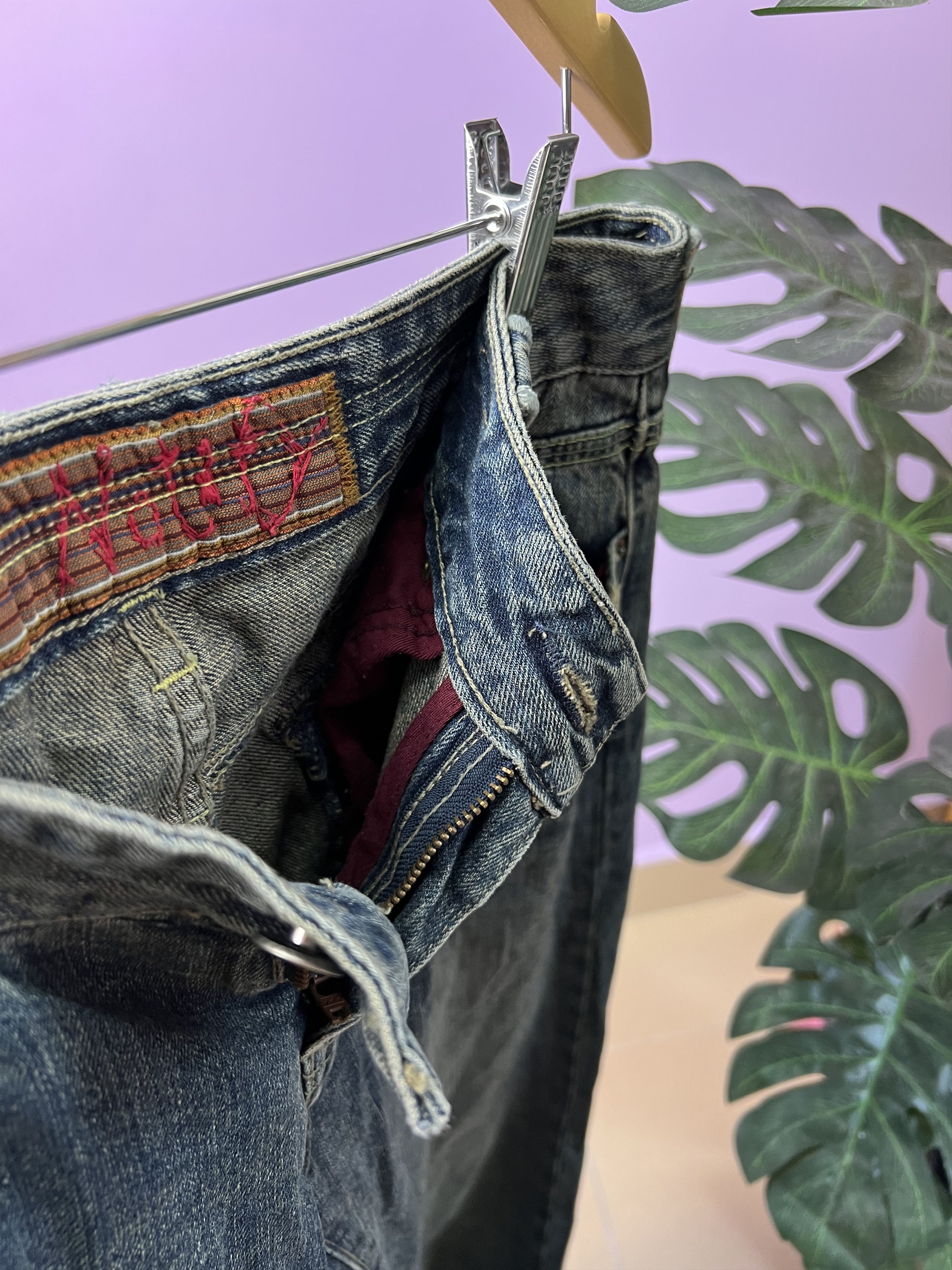Other 🔥Vintage Notify Distressed Denim Size 31" - 16 Thumbnail