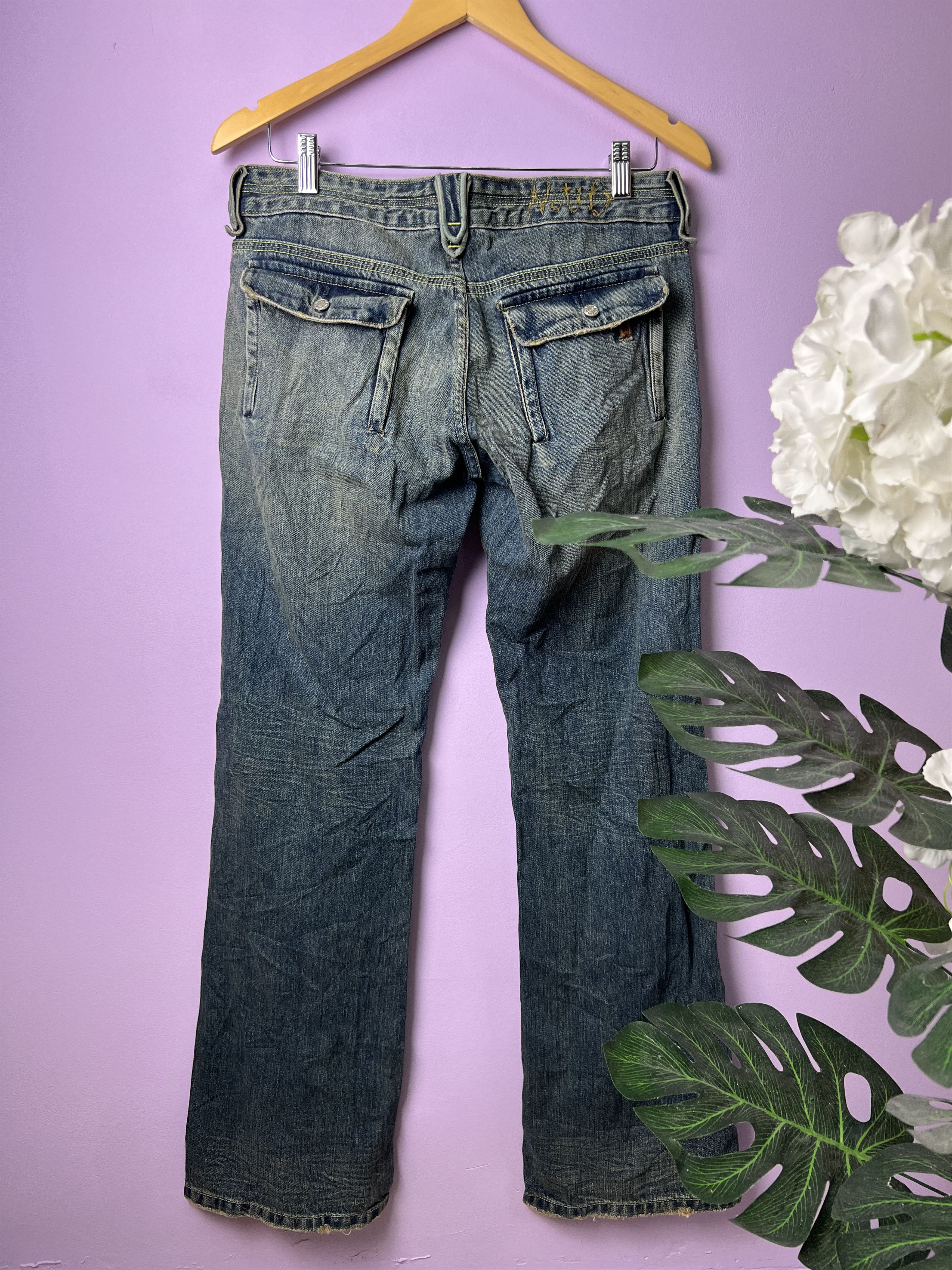 Other 🔥Vintage Notify Distressed Denim Size 31" - 3 Thumbnail