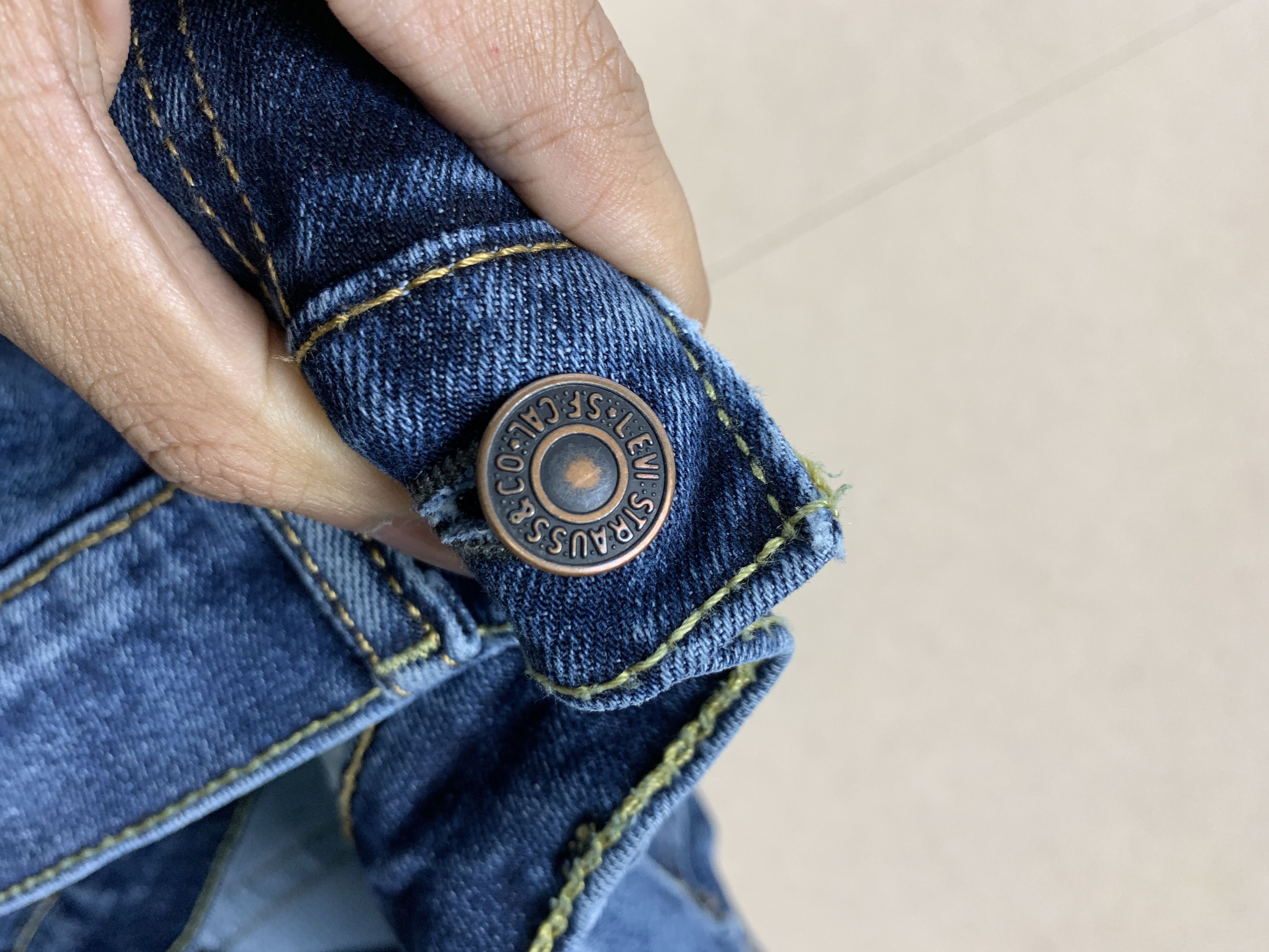 Levi's Vintage Levis 511 Slim Fit Faded Blue Jeans Size US 34 / EU 50 - 17 Thumbnail