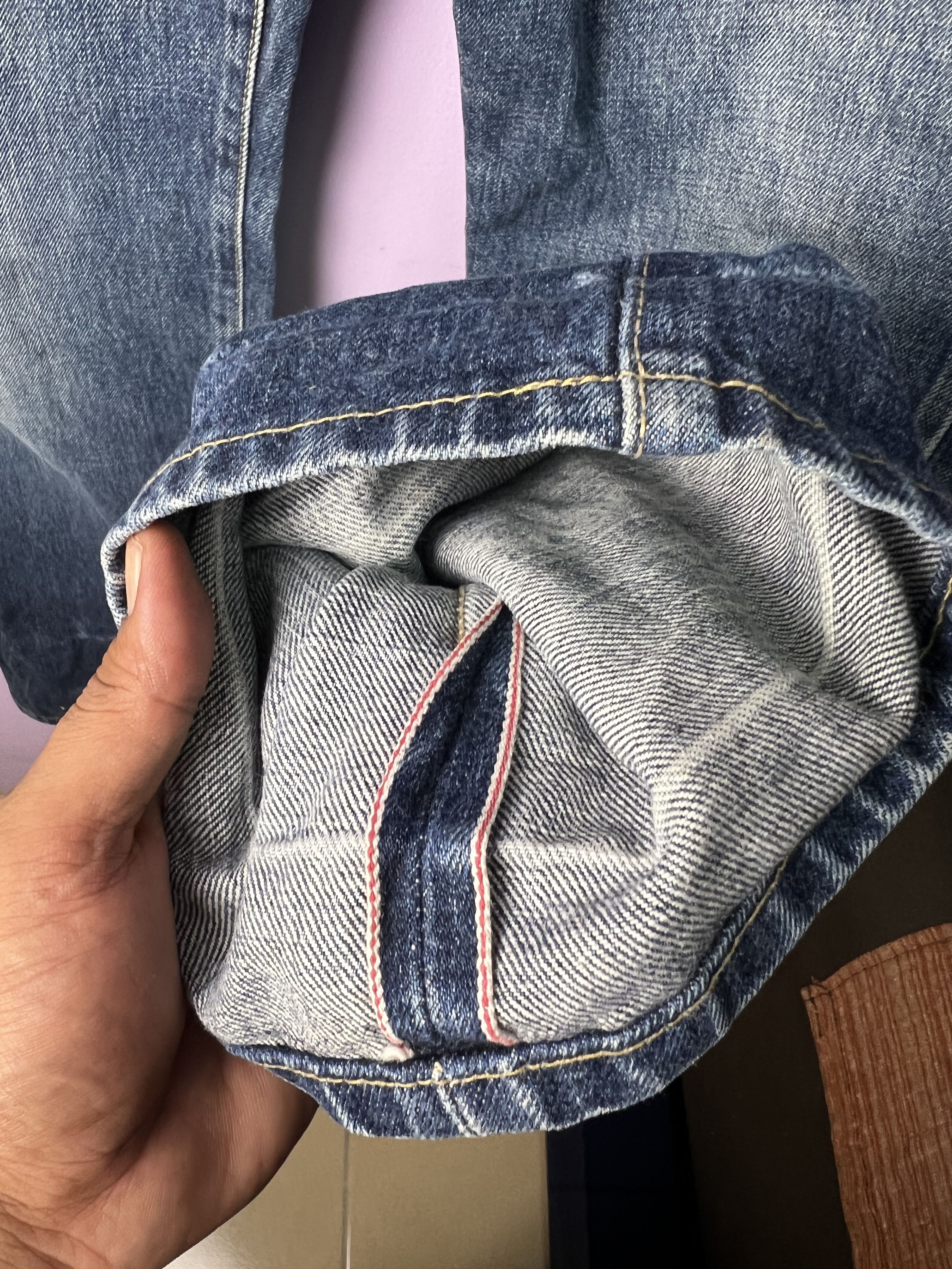 Japanese Brand 🔥Rare Vintage Japanese Brand Buckle Redline Denim Size US 29 - 13 Thumbnail