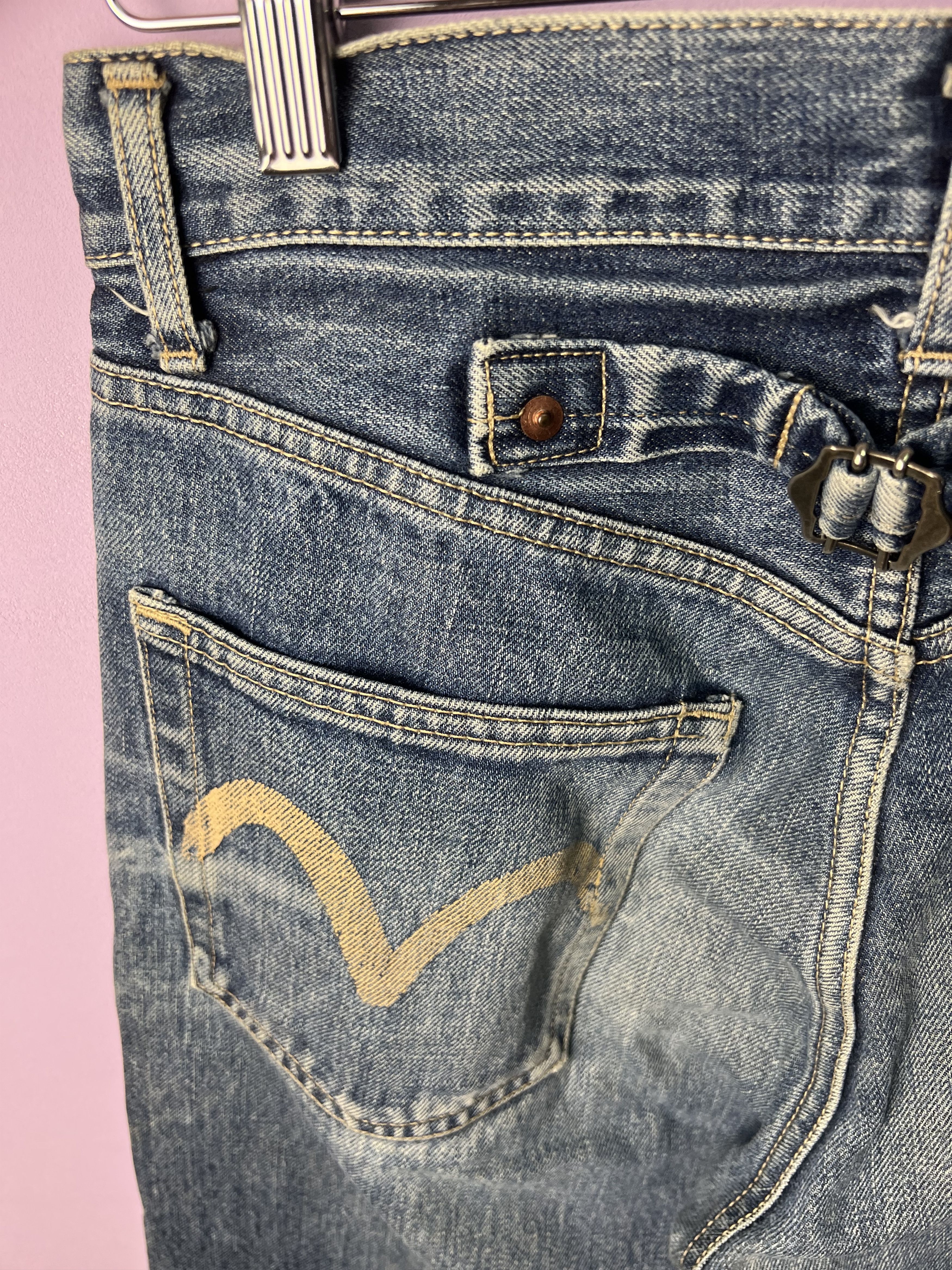 Japanese Brand 🔥Rare Vintage Japanese Brand Buckle Redline Denim Size US 29 - 11 Thumbnail