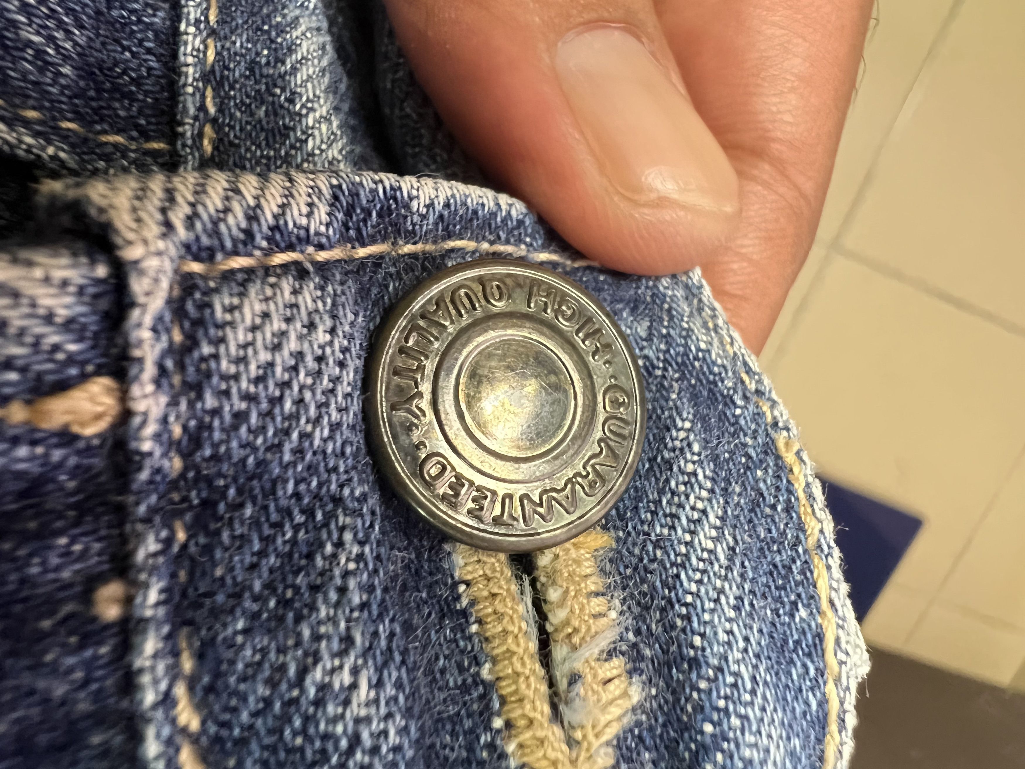 Japanese Brand 🔥Rare Vintage Japanese Brand Buckle Redline Denim Size US 29 - 12 Thumbnail