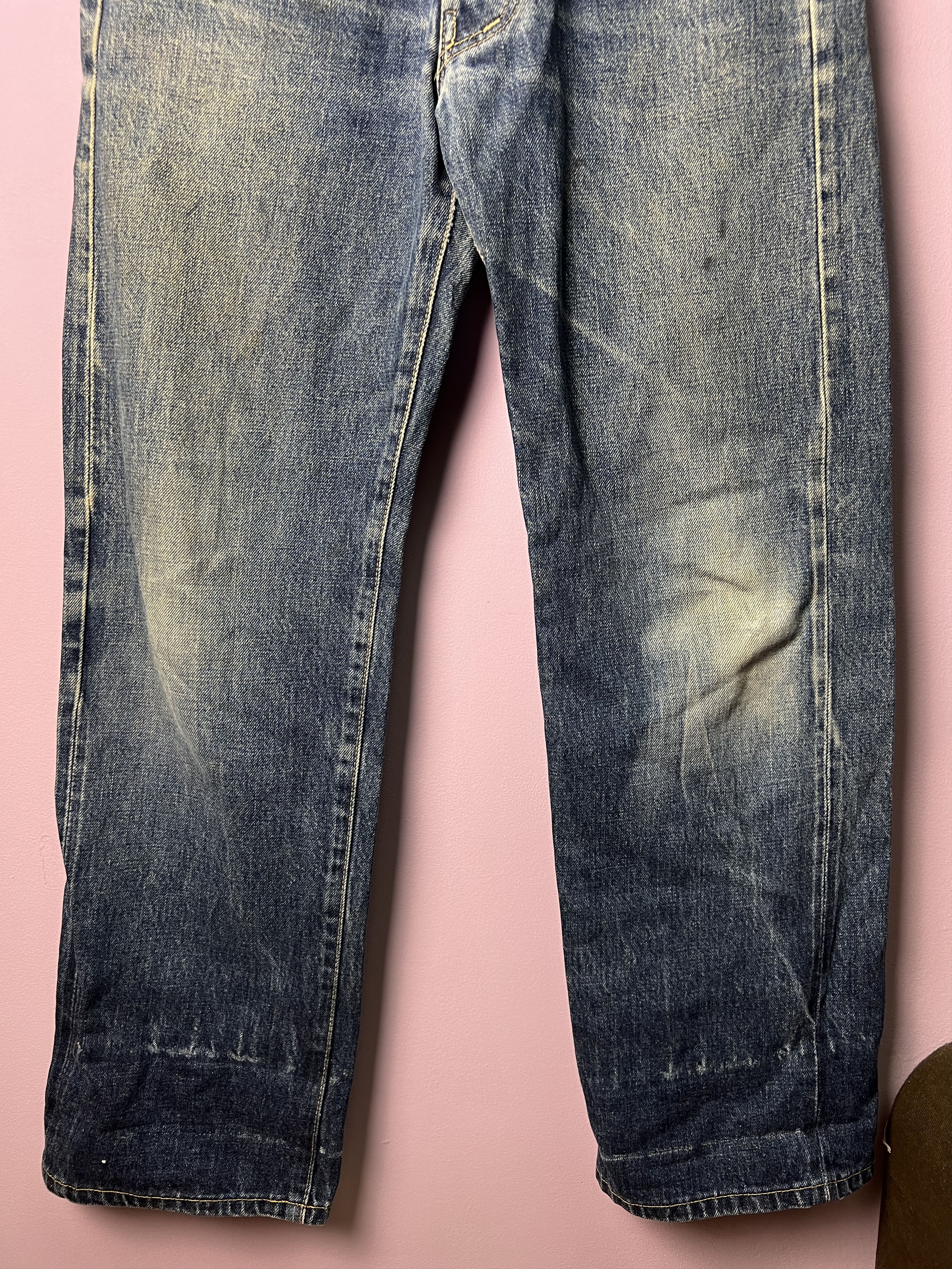 Japanese Brand 🔥Rare Vintage Japanese Brand Buckle Redline Denim Size US 29 - 4 Thumbnail