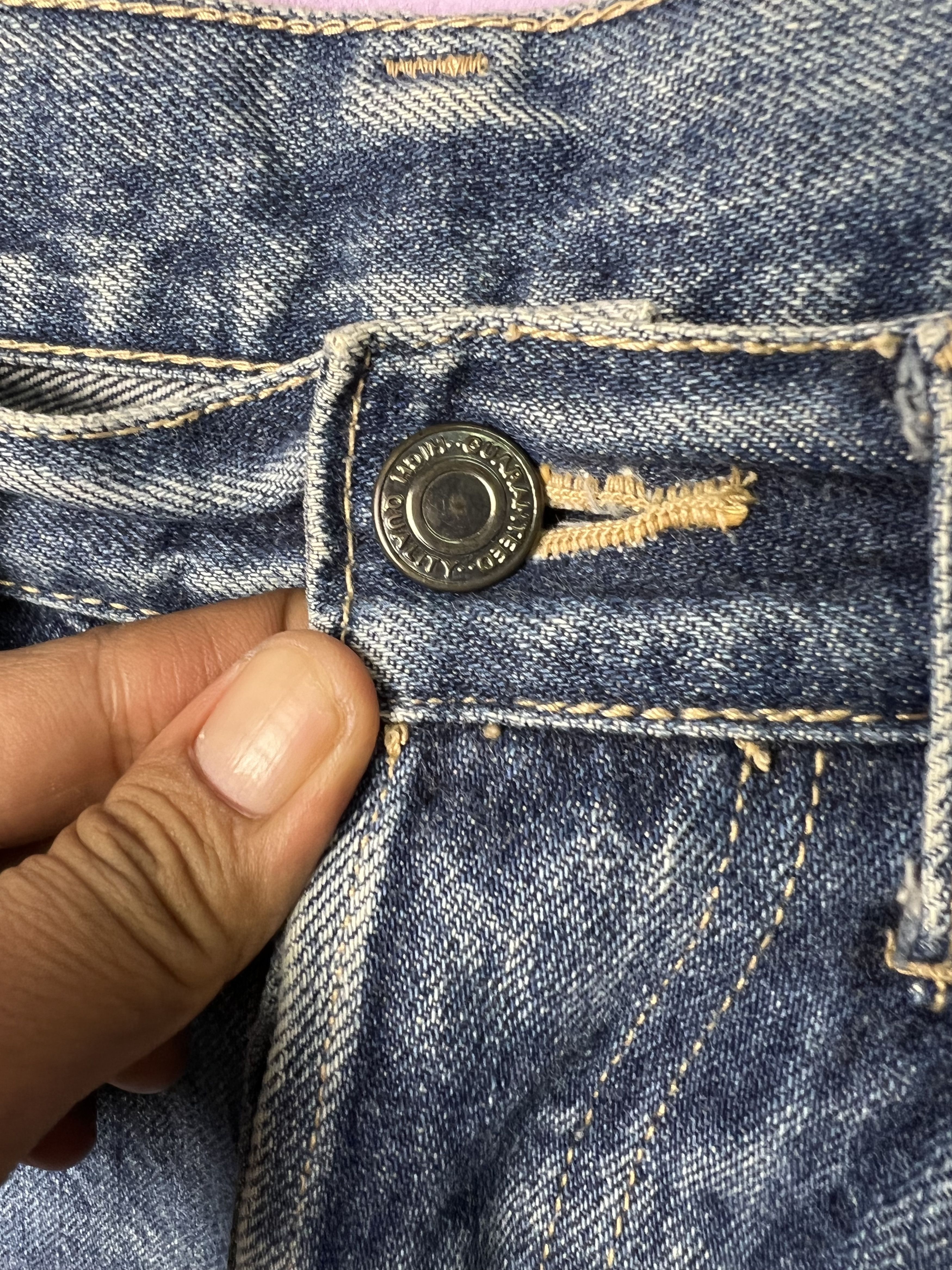 Japanese Brand 🔥Rare Vintage Japanese Brand Buckle Redline Denim Size US 29 - 7 Thumbnail