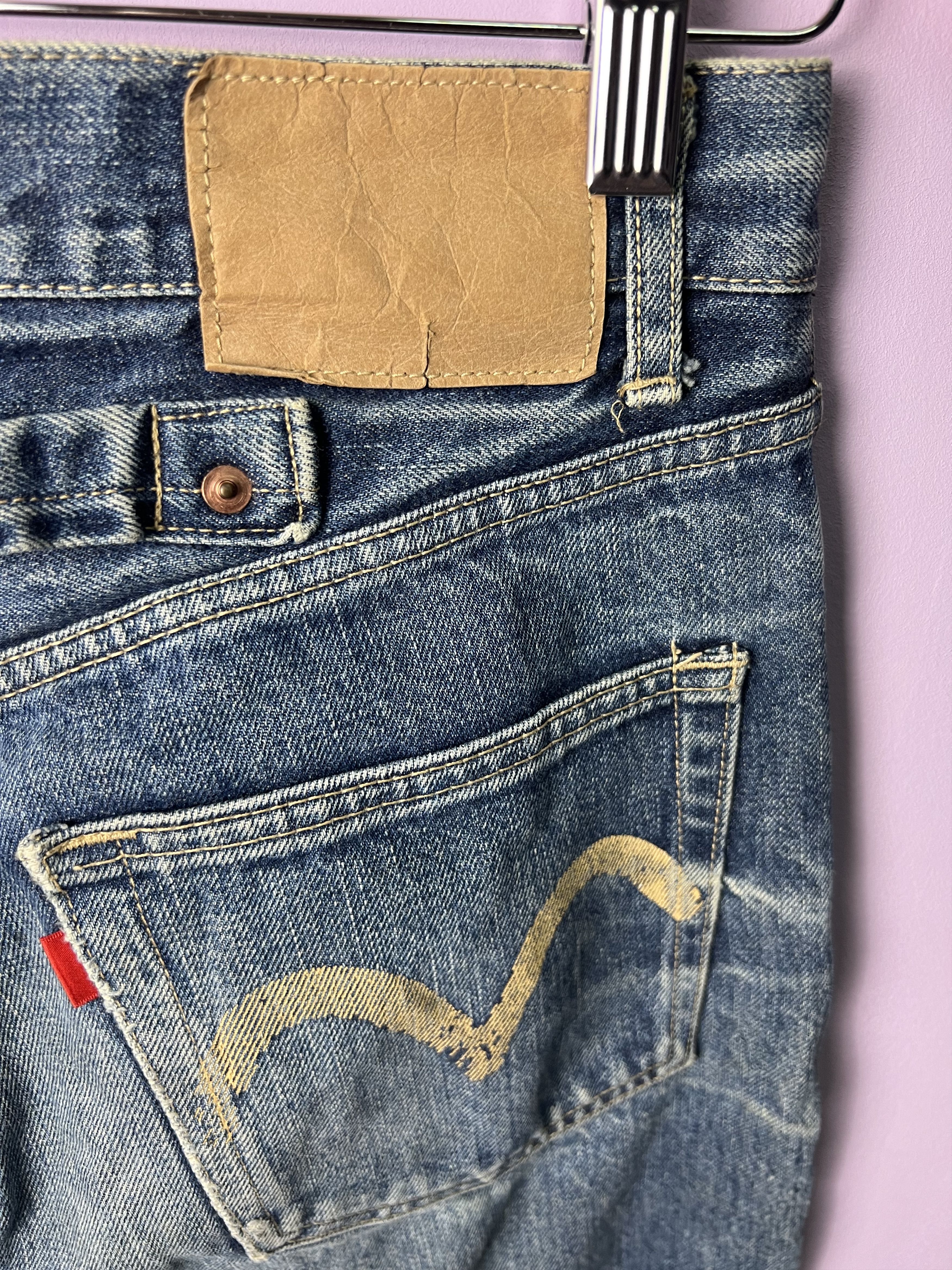Japanese Brand 🔥Rare Vintage Japanese Brand Buckle Redline Denim Size US 29 - 10 Thumbnail