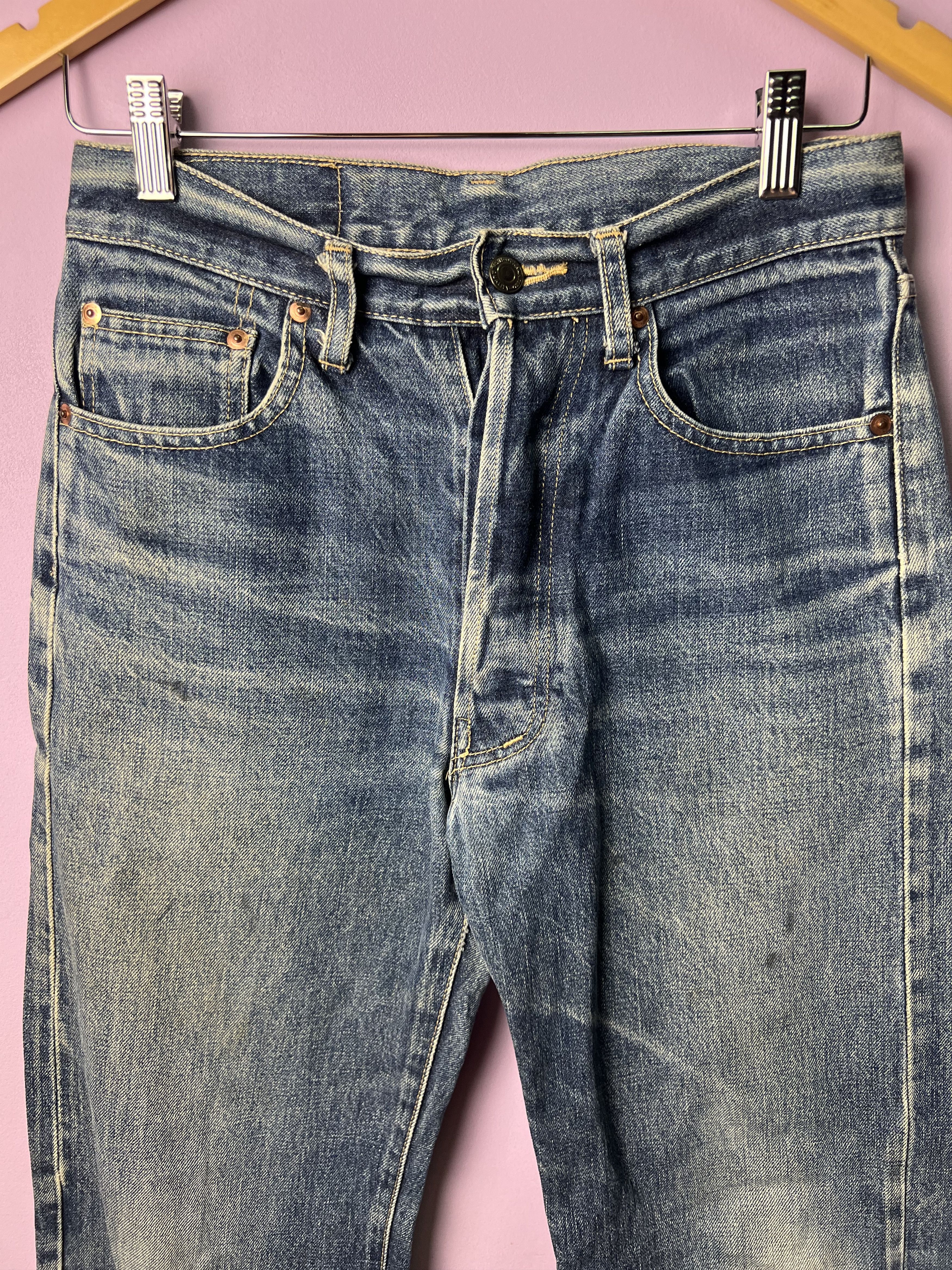 Japanese Brand 🔥Rare Vintage Japanese Brand Buckle Redline Denim Size US 29 - 3 Thumbnail