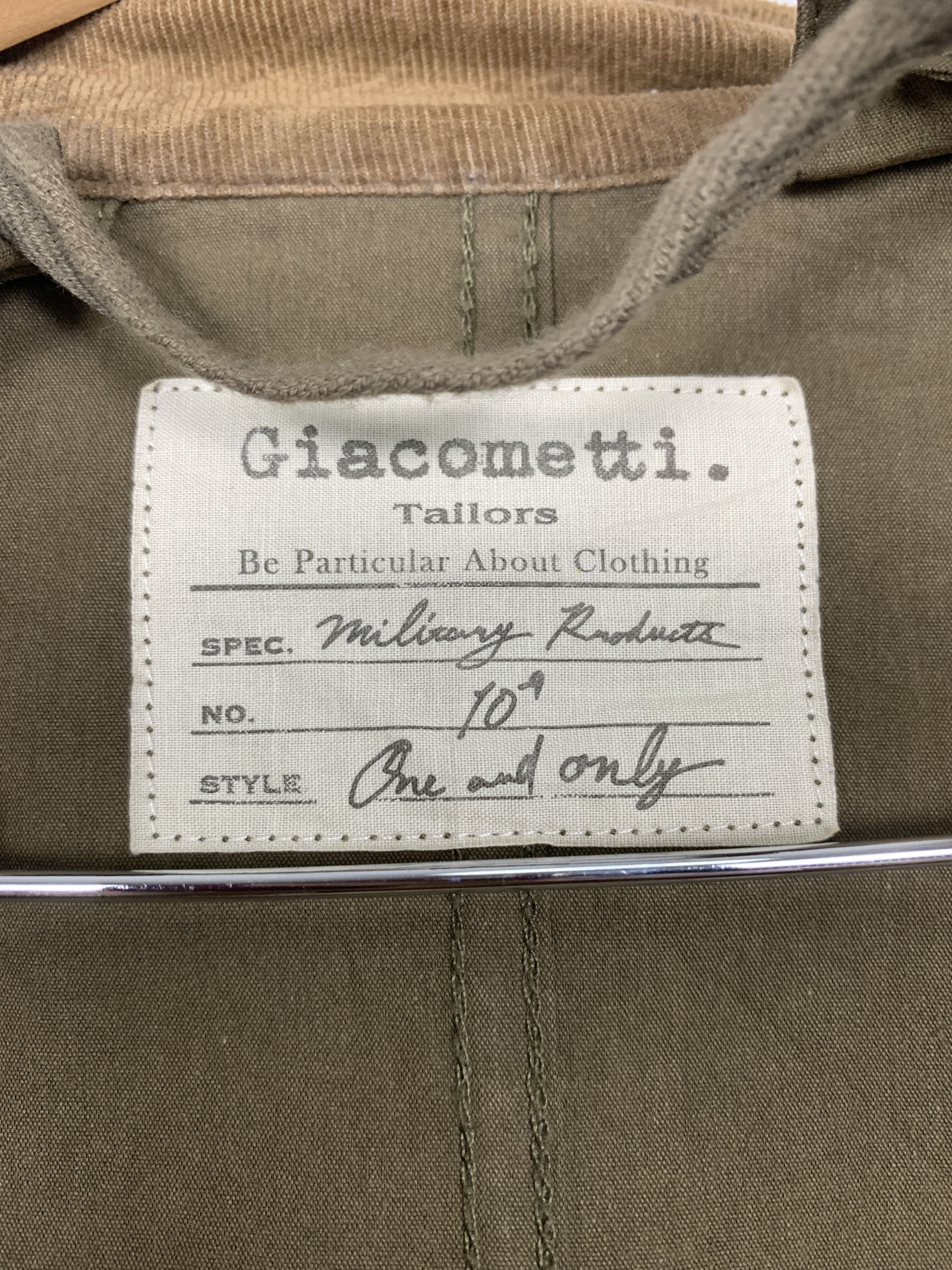 Giacometti Vintage GIACOMETTI Military Parkas Zip Up Jacket J1396 Size US M / EU 48-50 / 2 - 9 Thumbnail