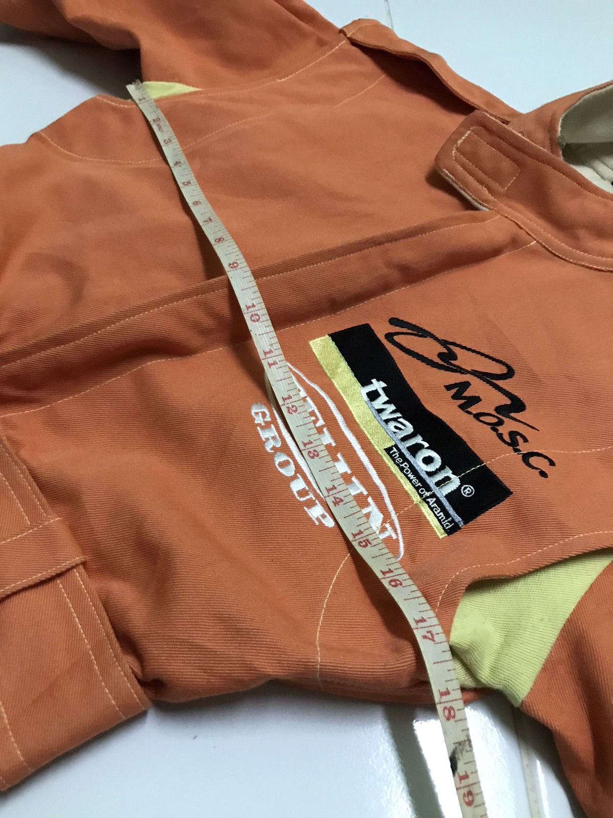 Vintage motorsport racing overall jacket Size US 29 - 6 Thumbnail