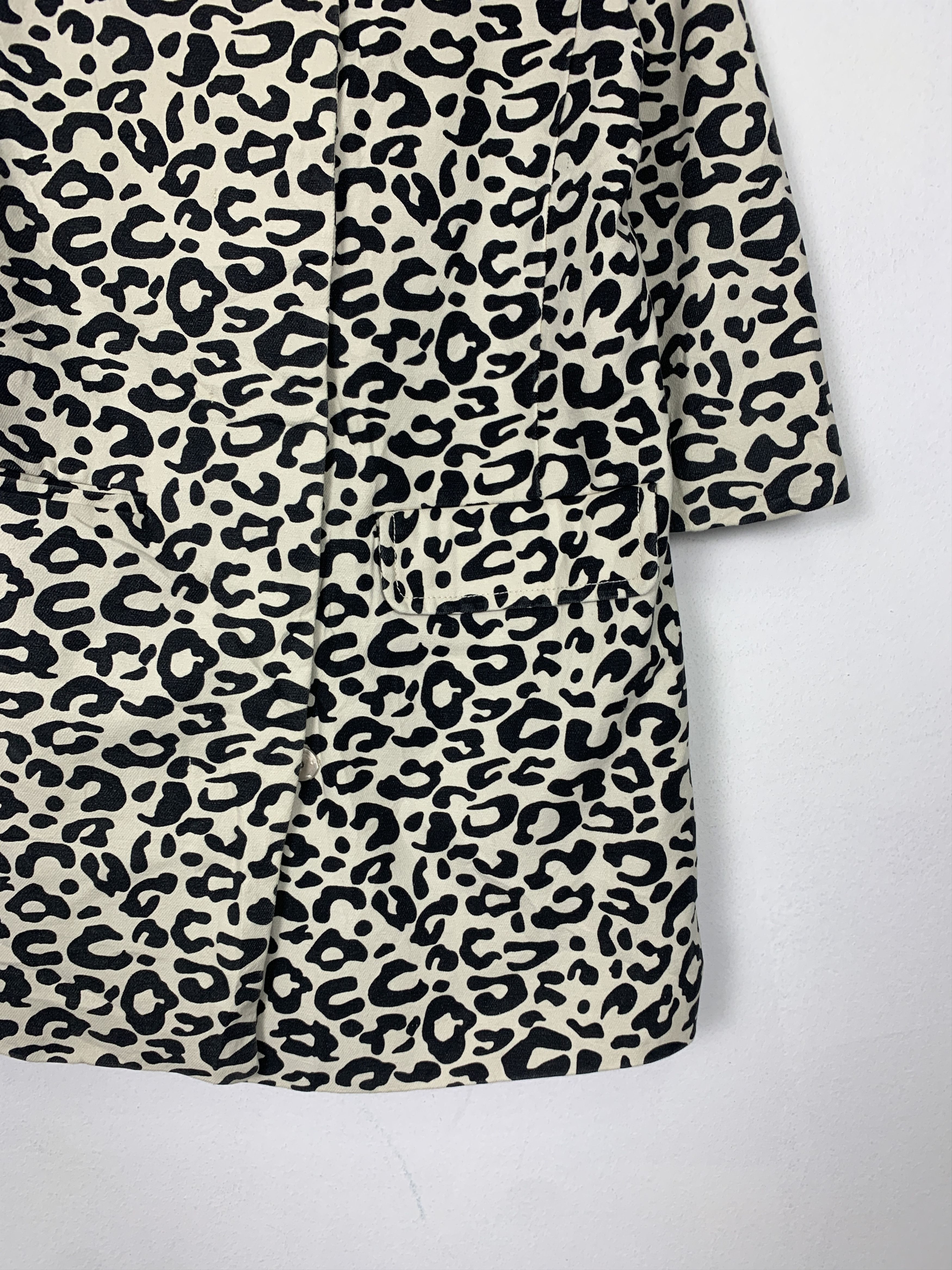 Japanese Brand Vintage SLY Leopard Pattern Button Up Jacket J1404 Size S / US 4 / IT 40 - 4 Thumbnail