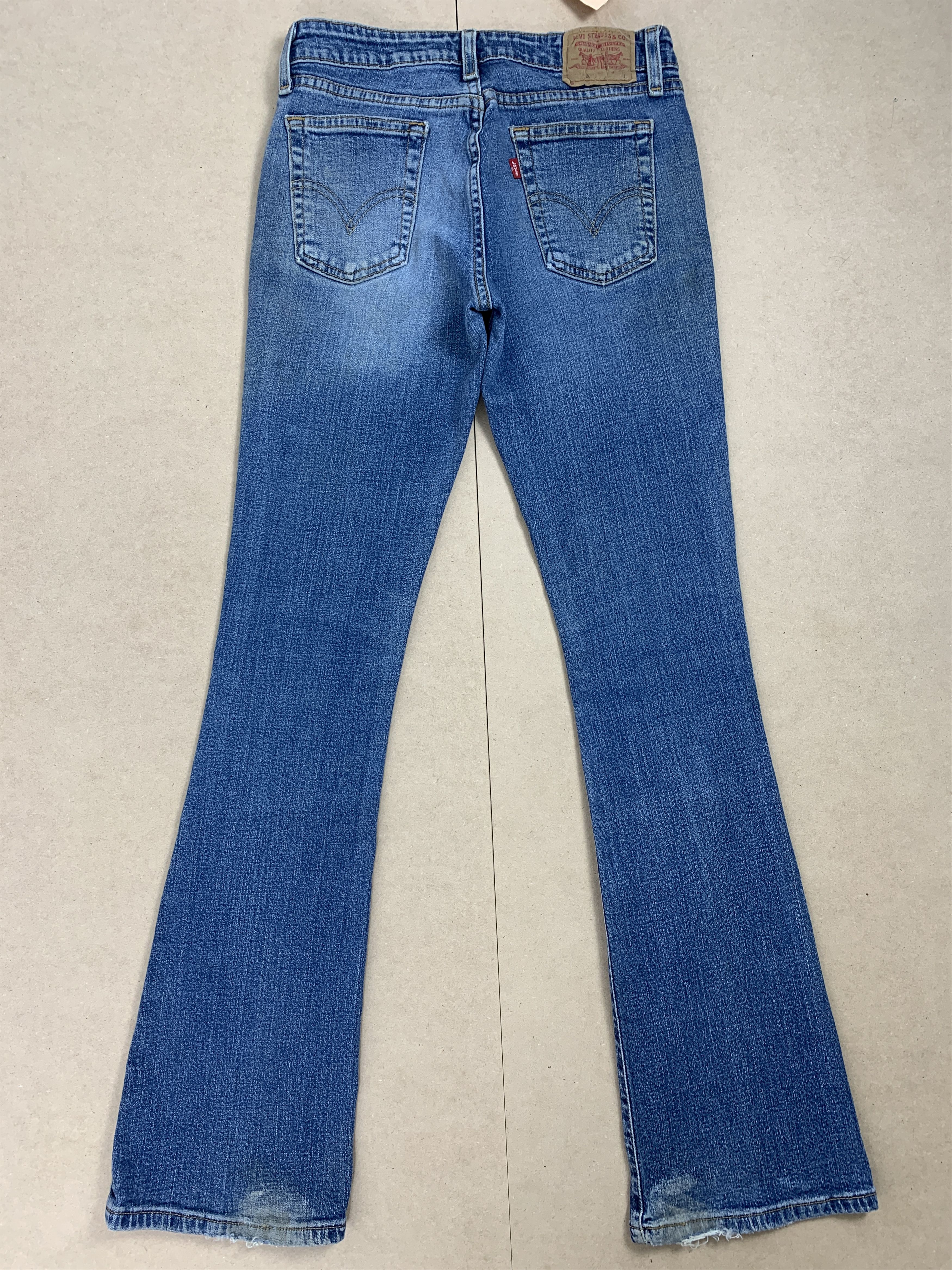 Levi's Vintage LEVI'S 518 Flared Bootcut Mid Wash Jeans Size 26" / US 2 / IT 38 - 6 Thumbnail