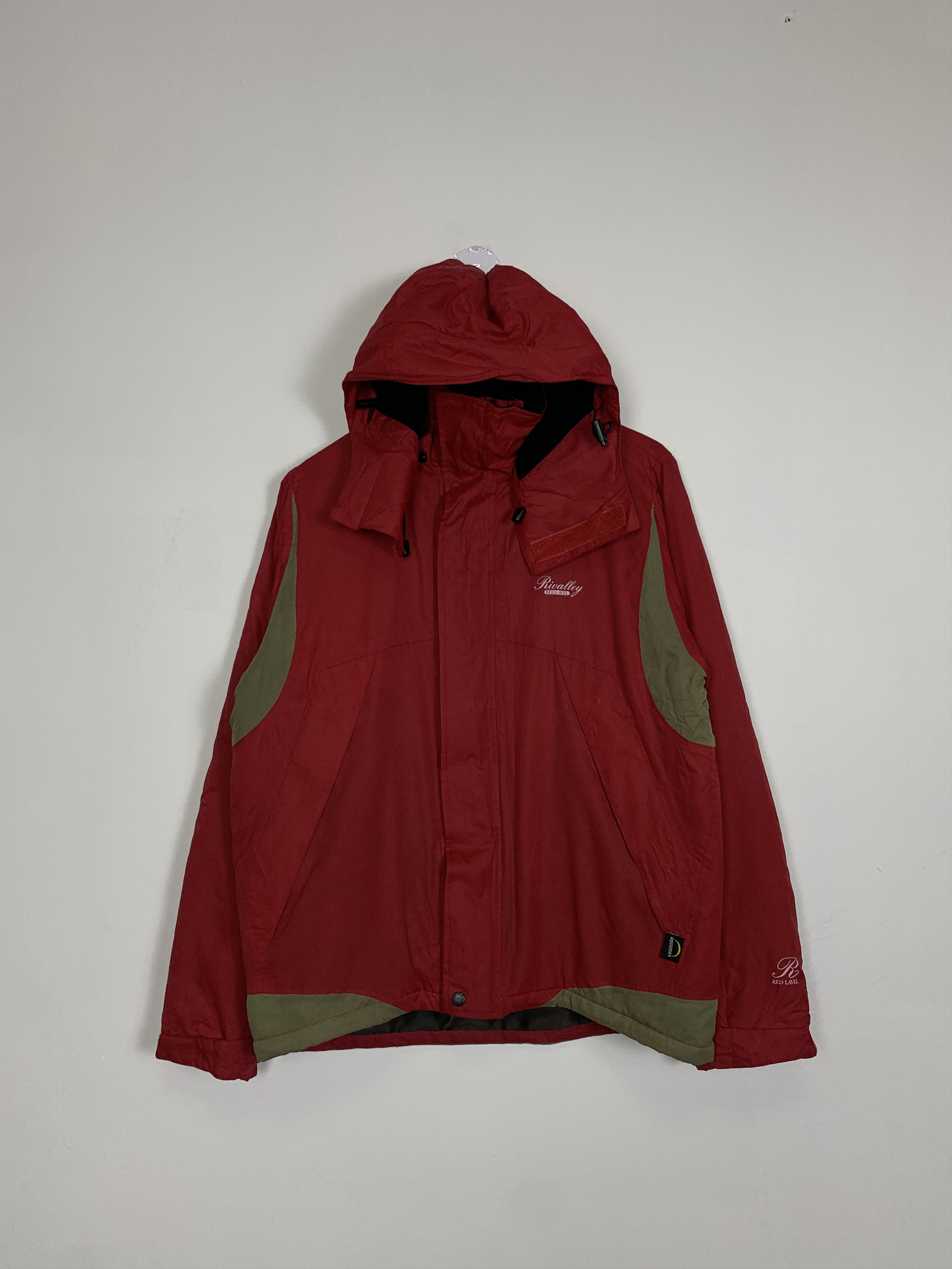 Japanese Brand Cross Brand RIVALLY RED LEVEL X AQUAMAX Hoodie Zip UP Jacket Size US S / EU 44-46 / 1 - 1 Thumbnail