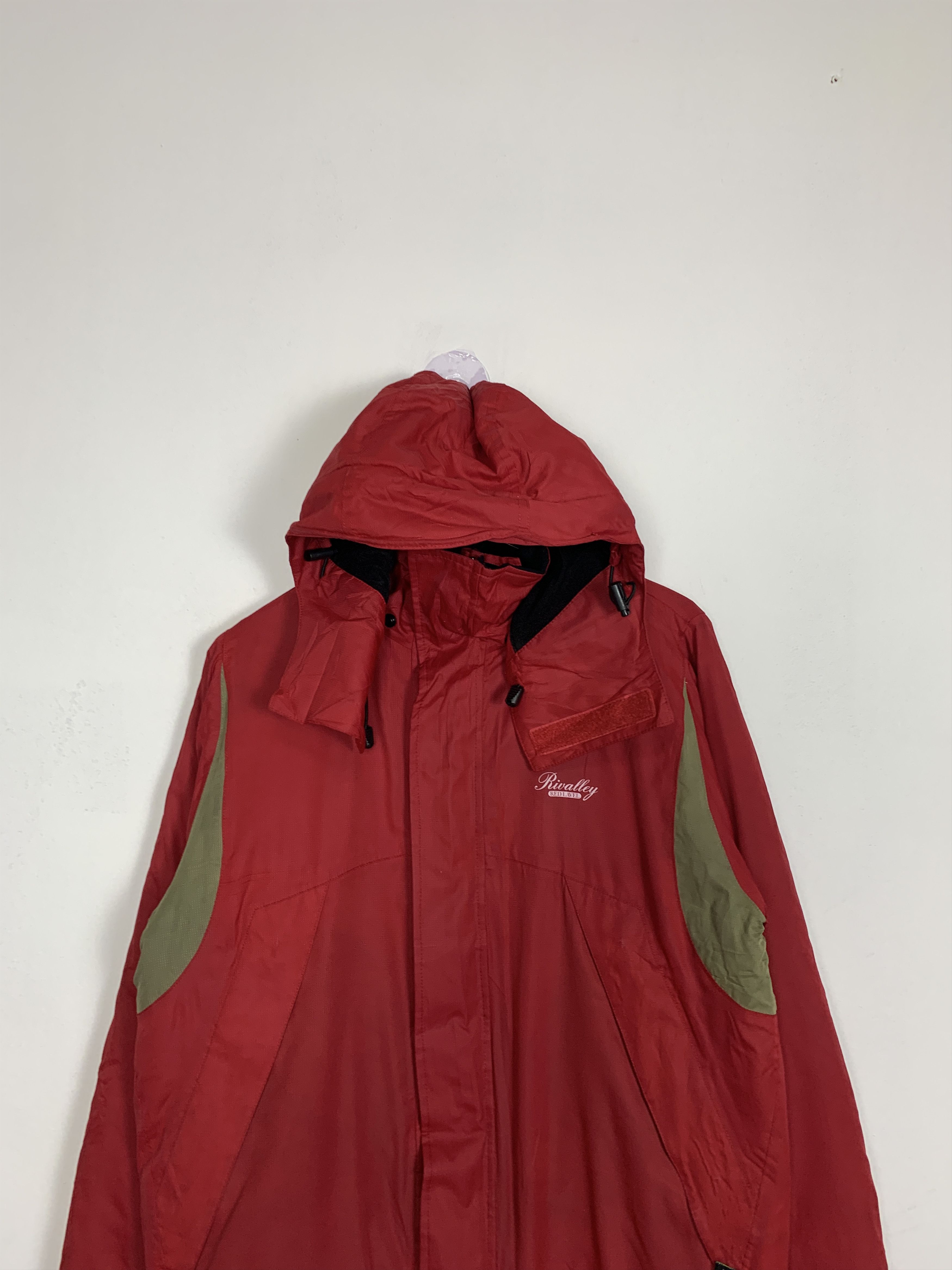 Japanese Brand Cross Brand RIVALLY RED LEVEL X AQUAMAX Hoodie Zip UP Jacket Size US S / EU 44-46 / 1 - 2 Thumbnail