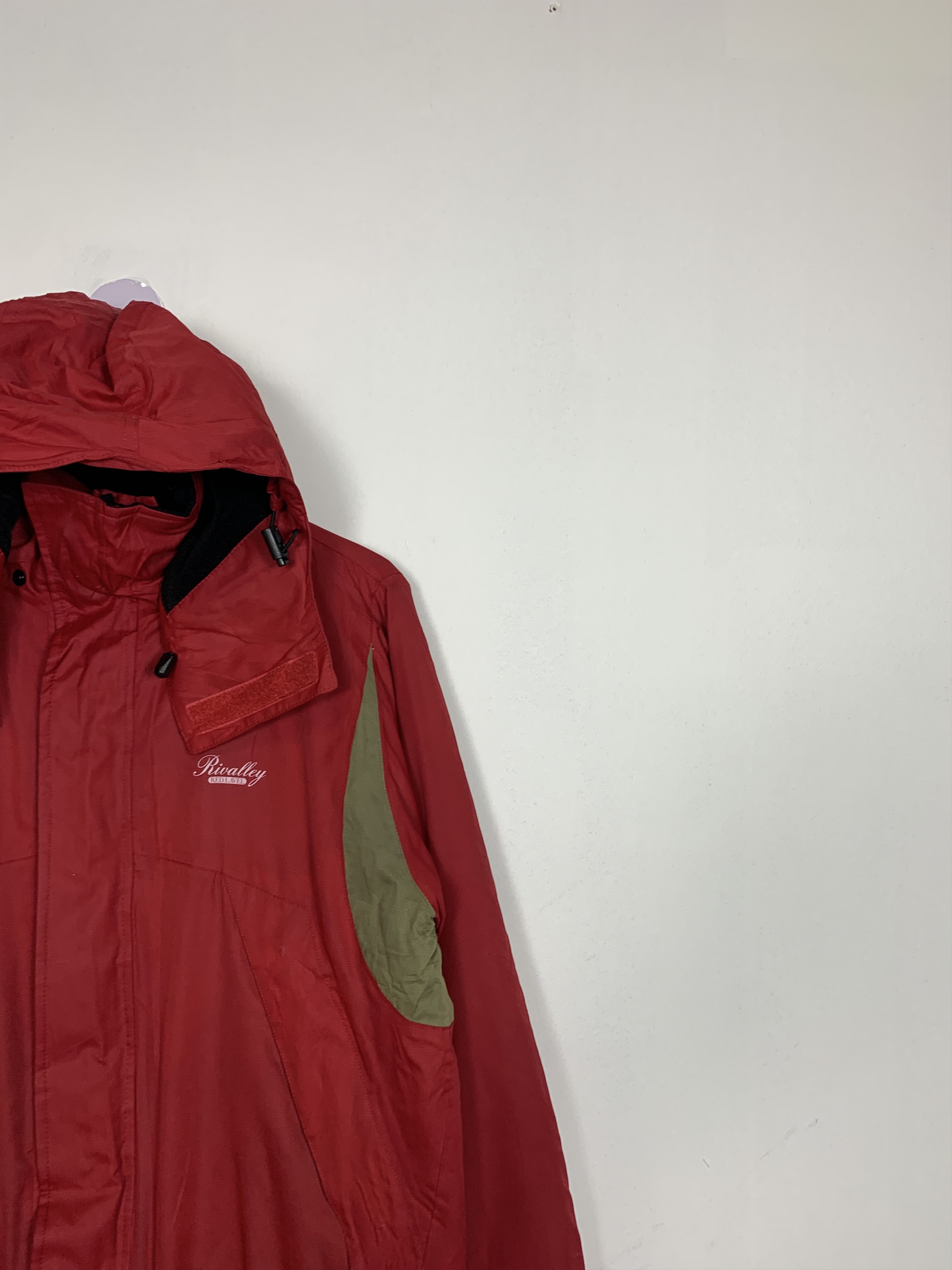 Japanese Brand Cross Brand RIVALLY RED LEVEL X AQUAMAX Hoodie Zip UP Jacket Size US S / EU 44-46 / 1 - 3 Thumbnail