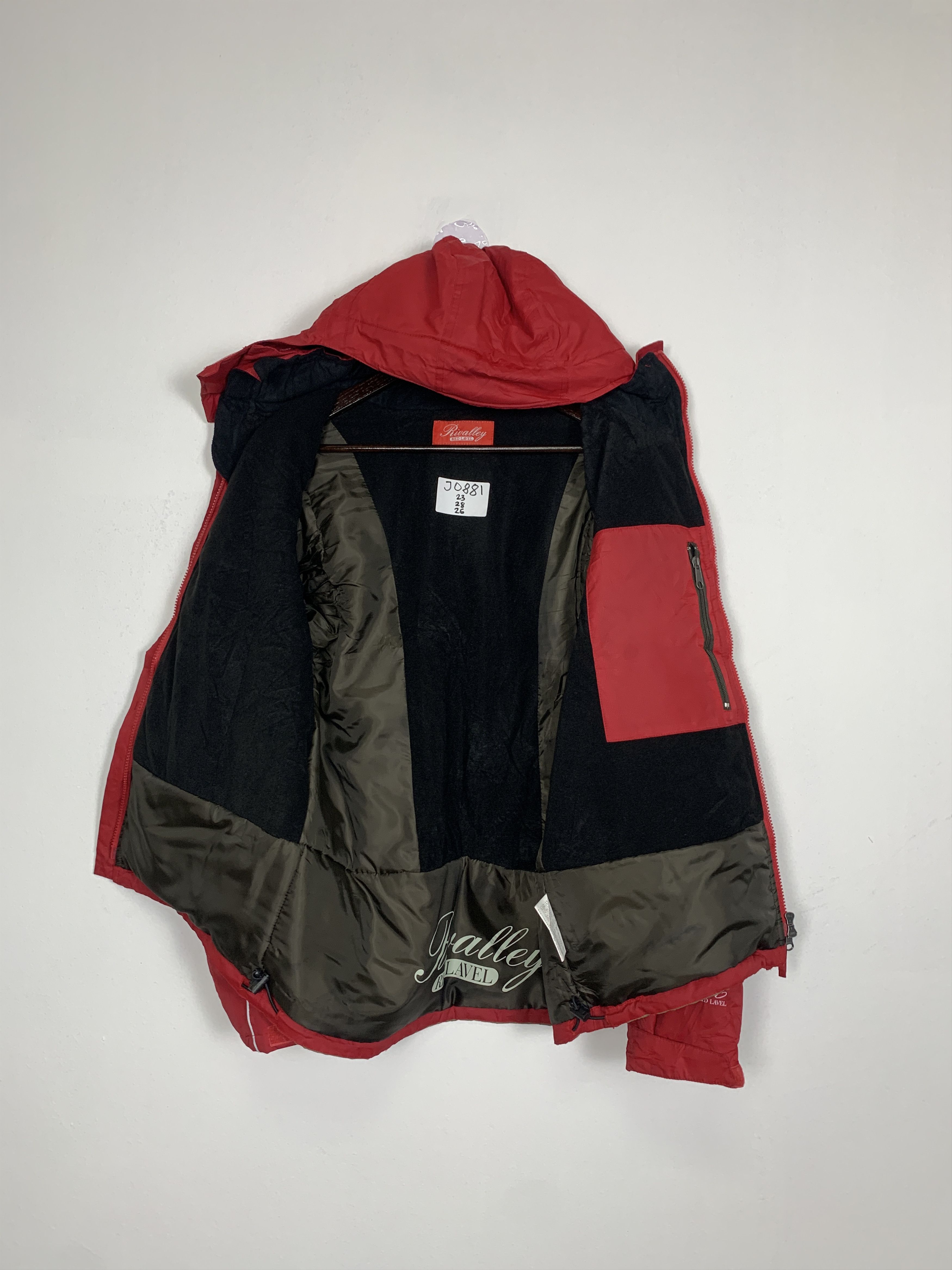 Japanese Brand Cross Brand RIVALLY RED LEVEL X AQUAMAX Hoodie Zip UP Jacket Size US S / EU 44-46 / 1 - 10 Thumbnail
