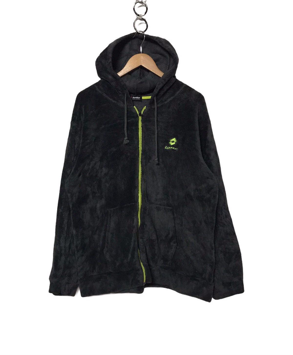 Lotto Sport × Vintage 🔥Lotto Fleece Jacket With Hoodies Size US L / EU 52-54 / 3 - 1 Thumbnail