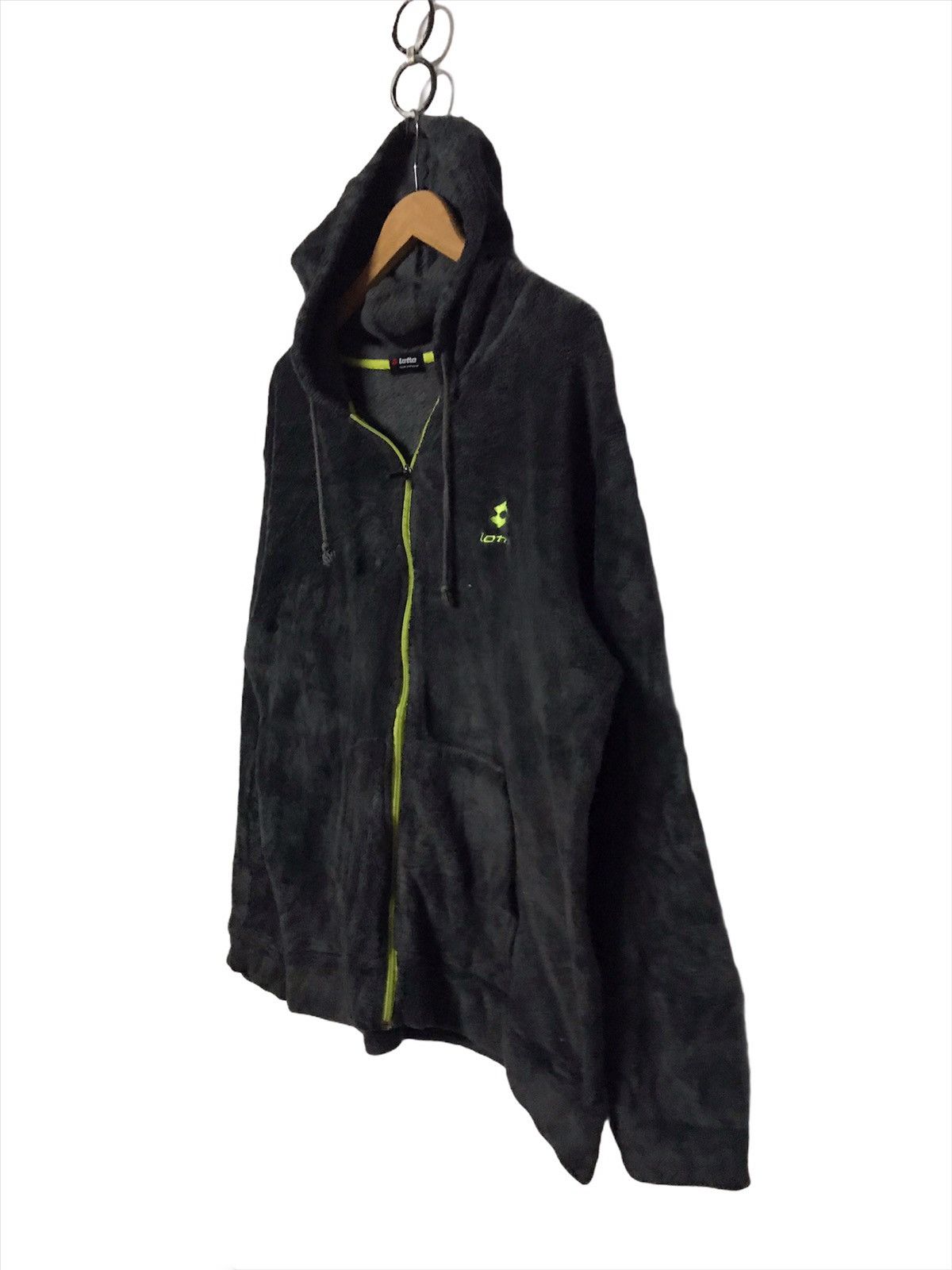 Lotto Sport × Vintage 🔥Lotto Fleece Jacket With Hoodies Size US L / EU 52-54 / 3 - 3 Thumbnail