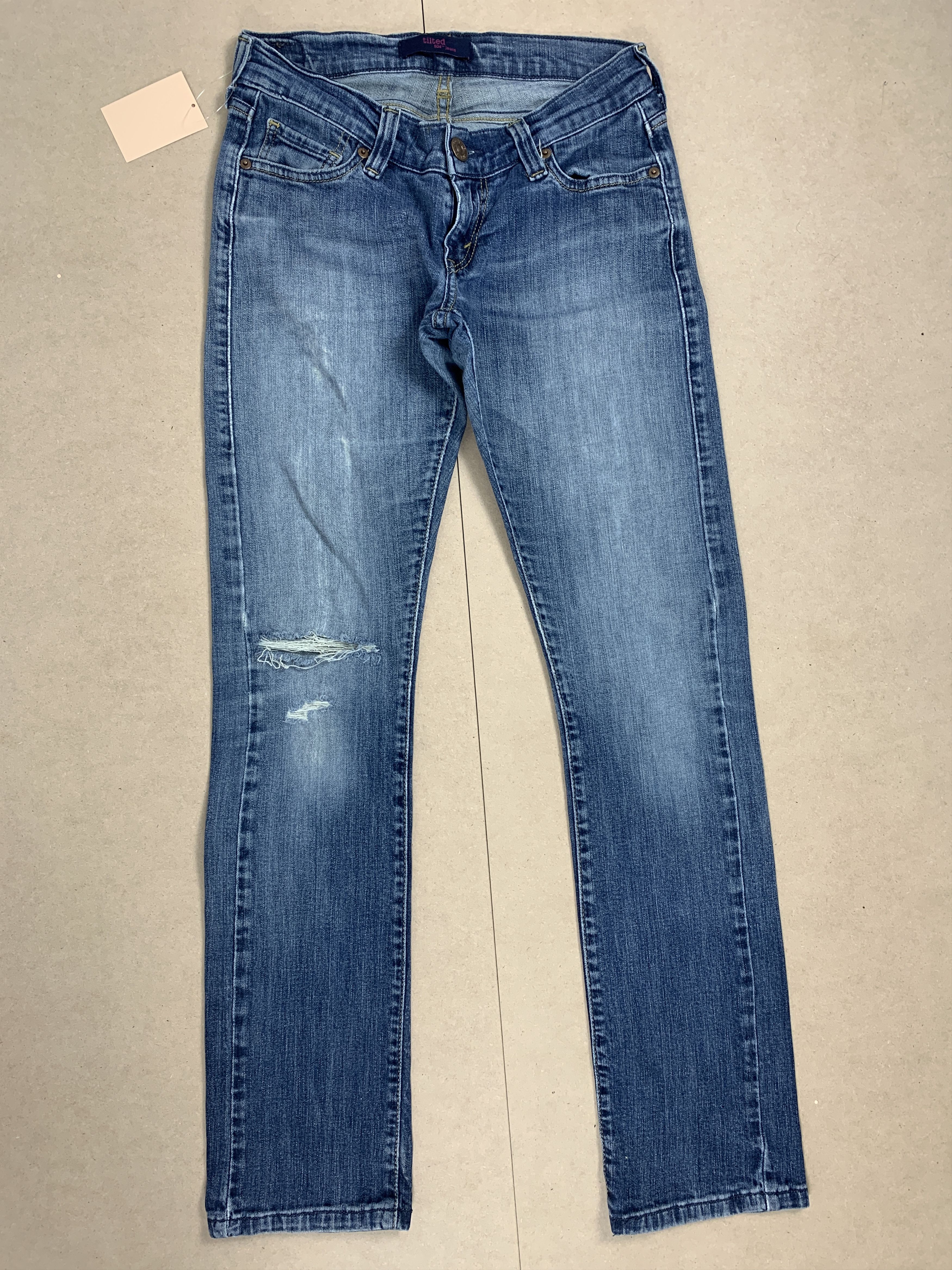 Levi's Vintage Levi's 504 Women Tilted Faded Mid Wash Blue Jeans Size 27" / US 4 / IT 40 - 1 Thumbnail