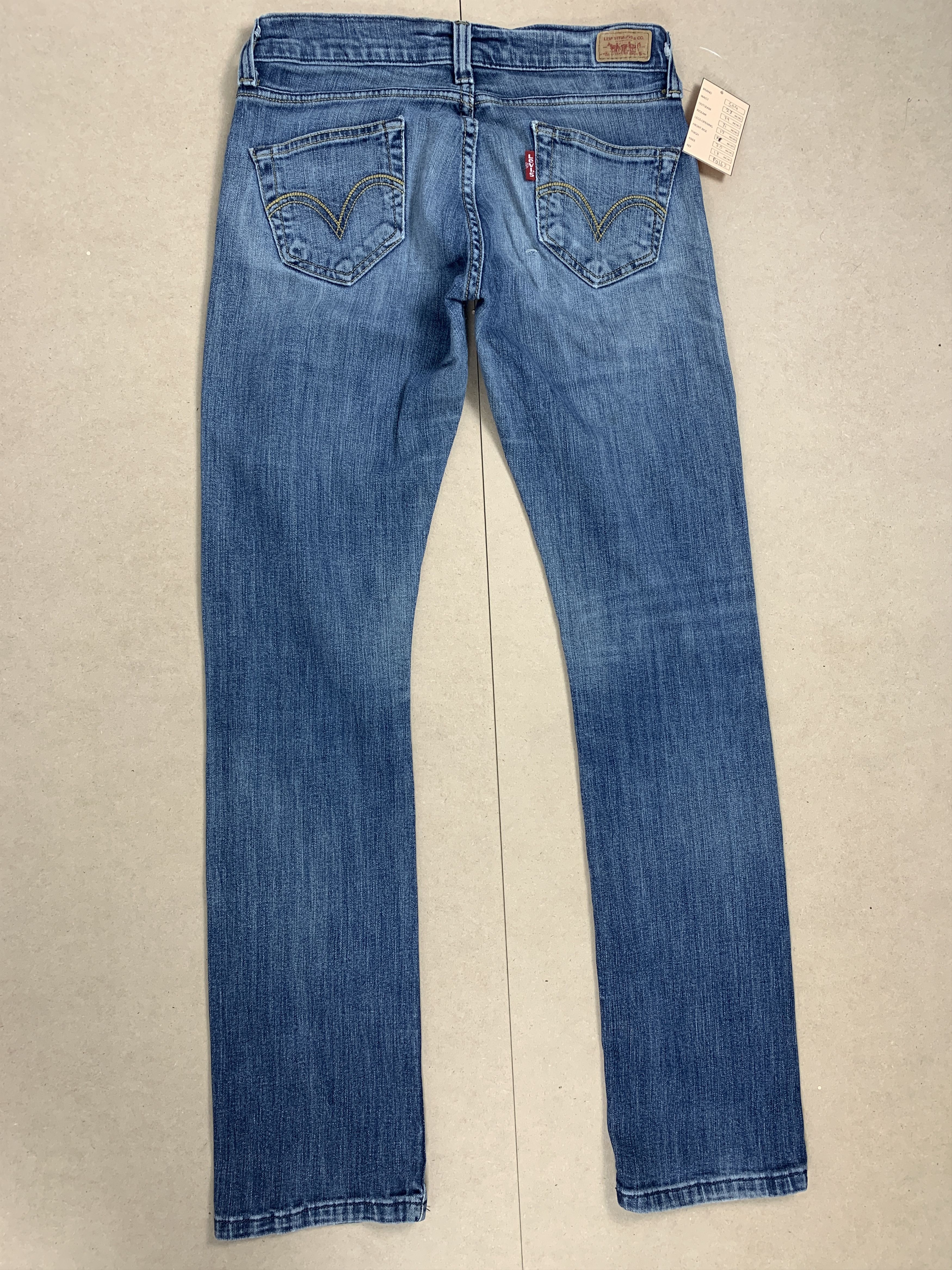 Levi's Vintage Levi's 504 Women Tilted Faded Mid Wash Blue Jeans Size 27" / US 4 / IT 40 - 6 Thumbnail
