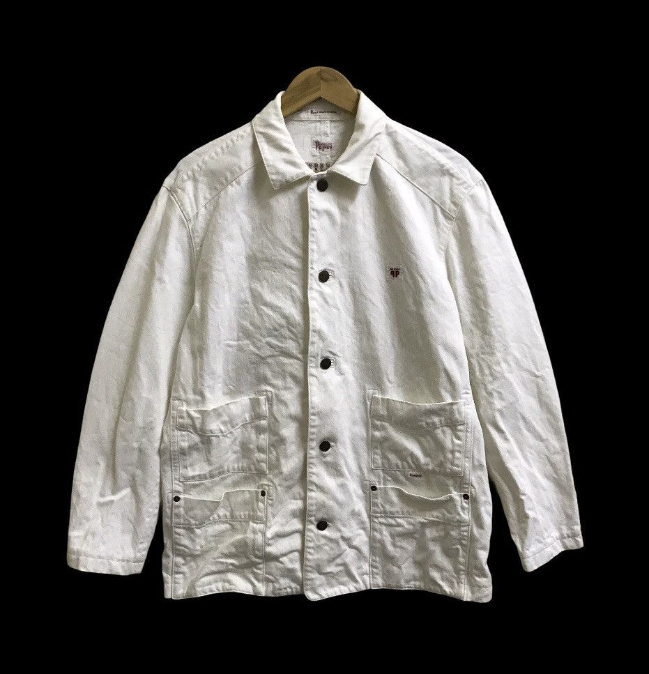 Japanese Brand VINTAGE PAPAS CHORE JACKET Size US L / EU 52-54 / 3 - 1 Thumbnail